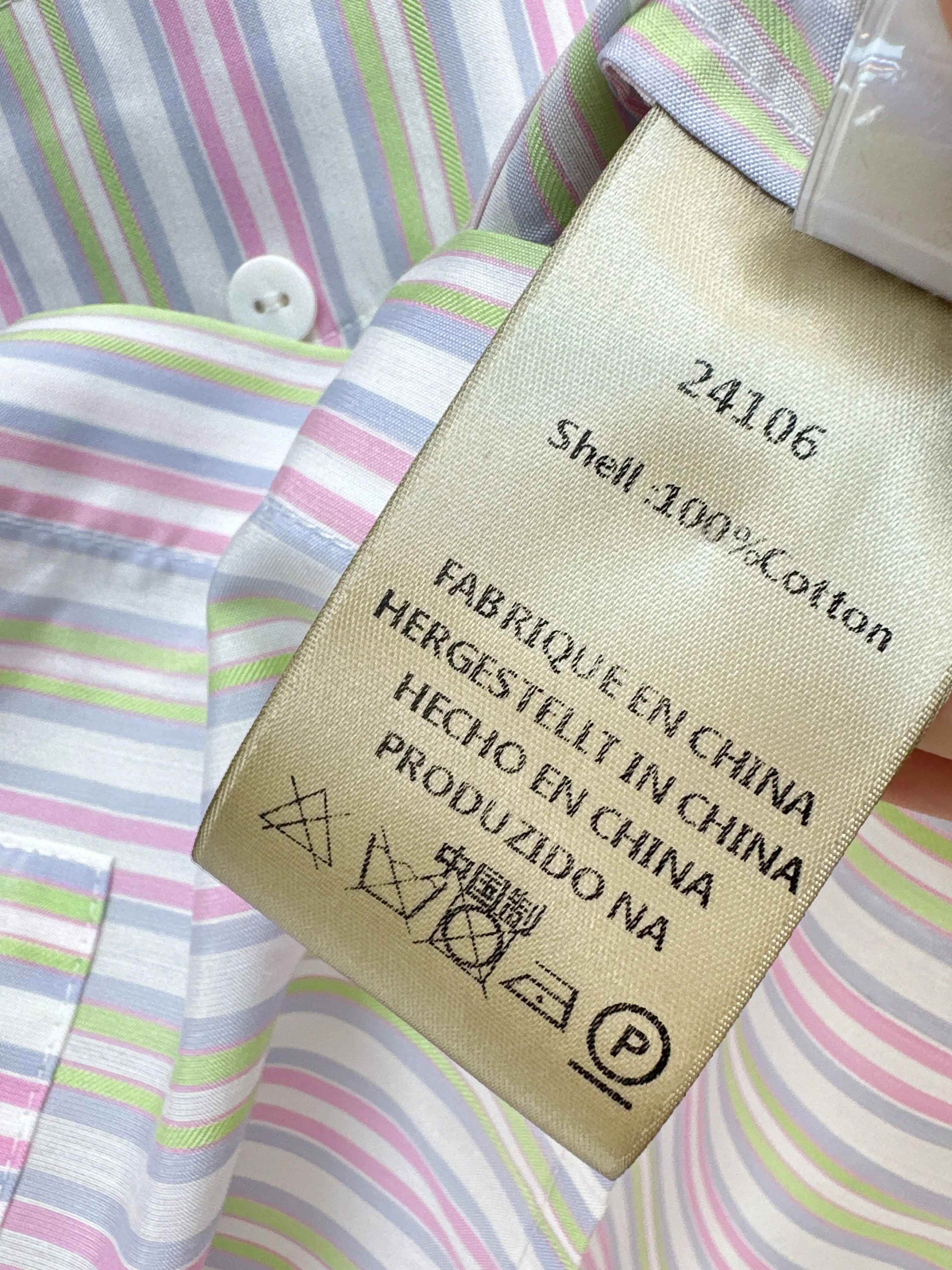 Prad 26ss stripe shirts