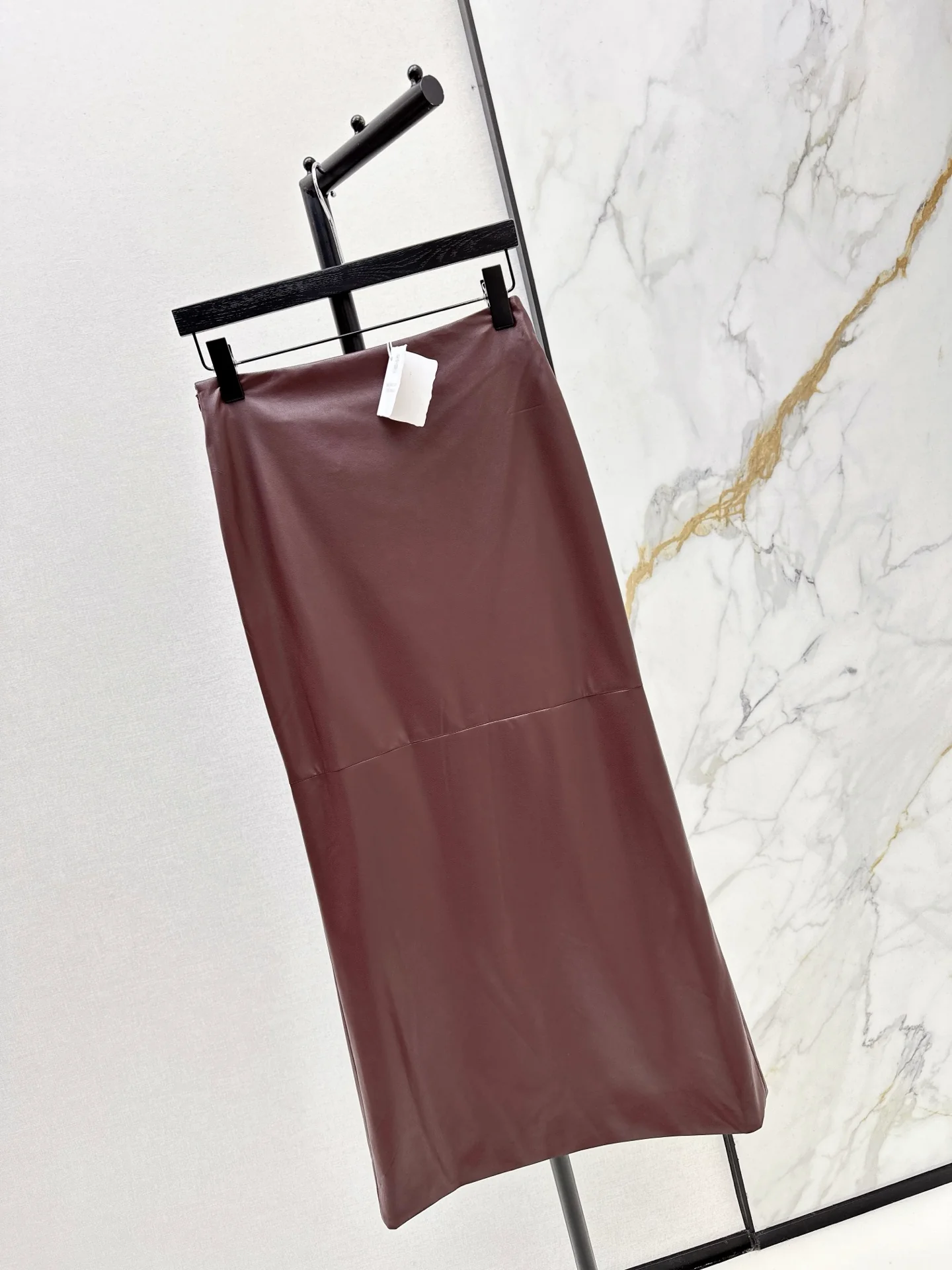 Brun 26ss pu skirts