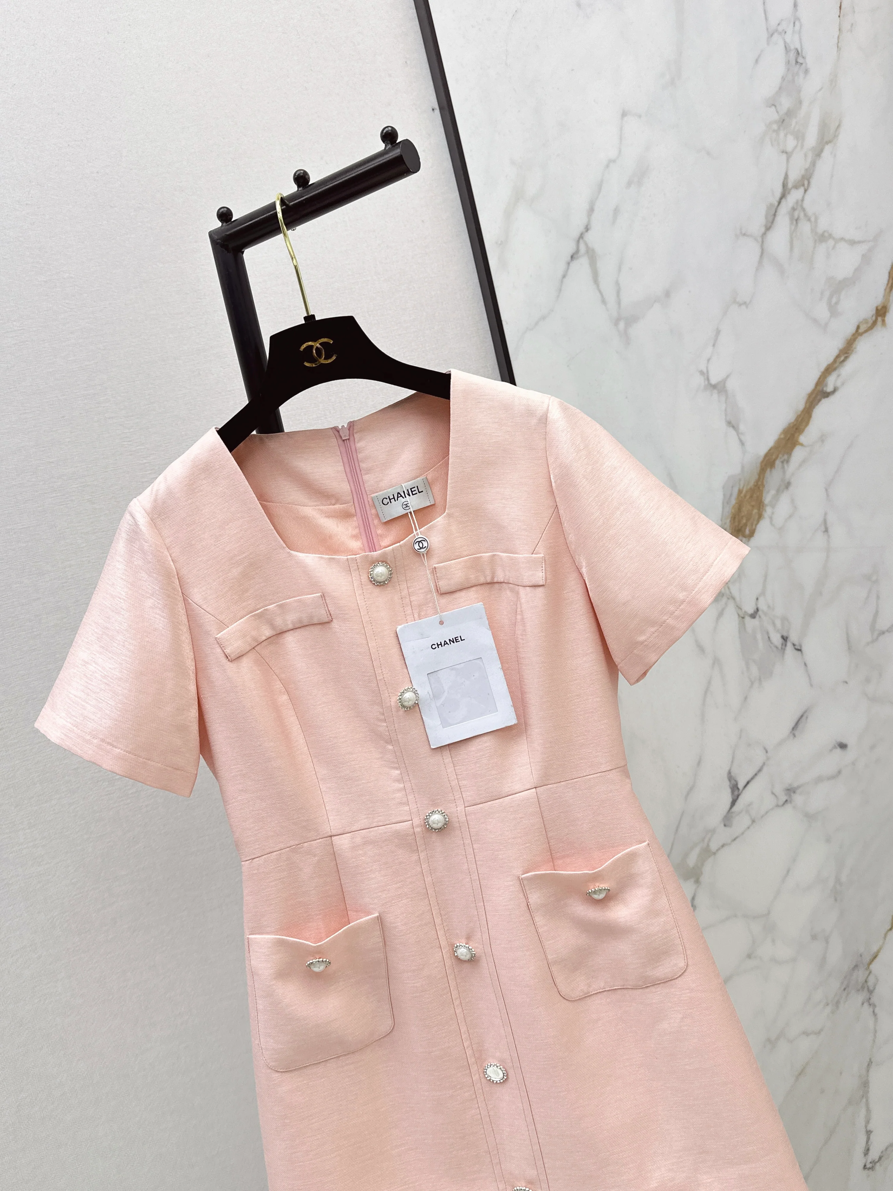 Chan 26ss tweed dress