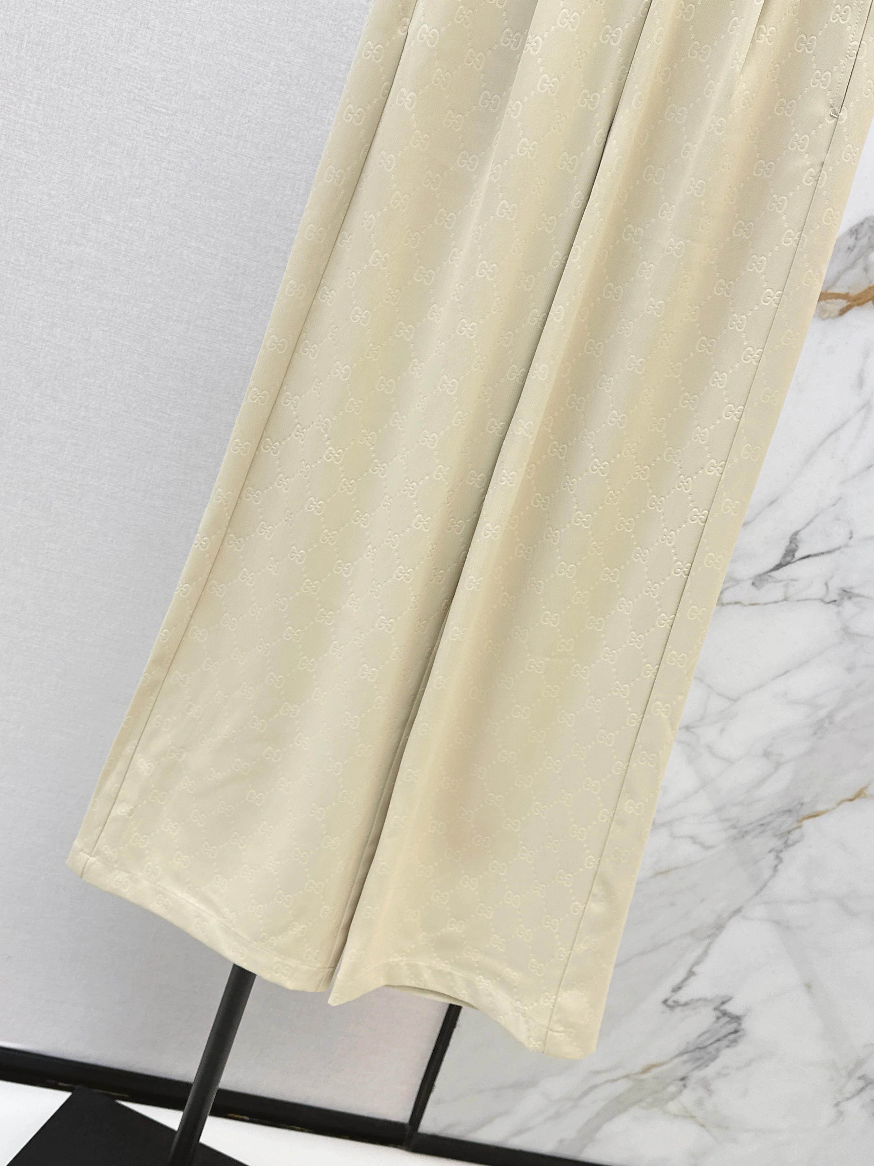 Gucc 26ss print wide-leg pants