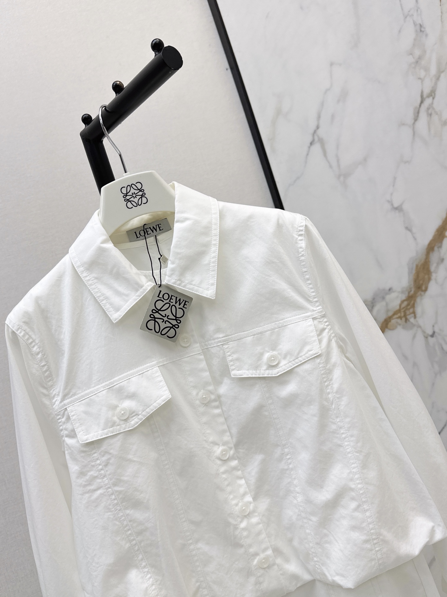 Loe 26ss 2in1 shirt dress
