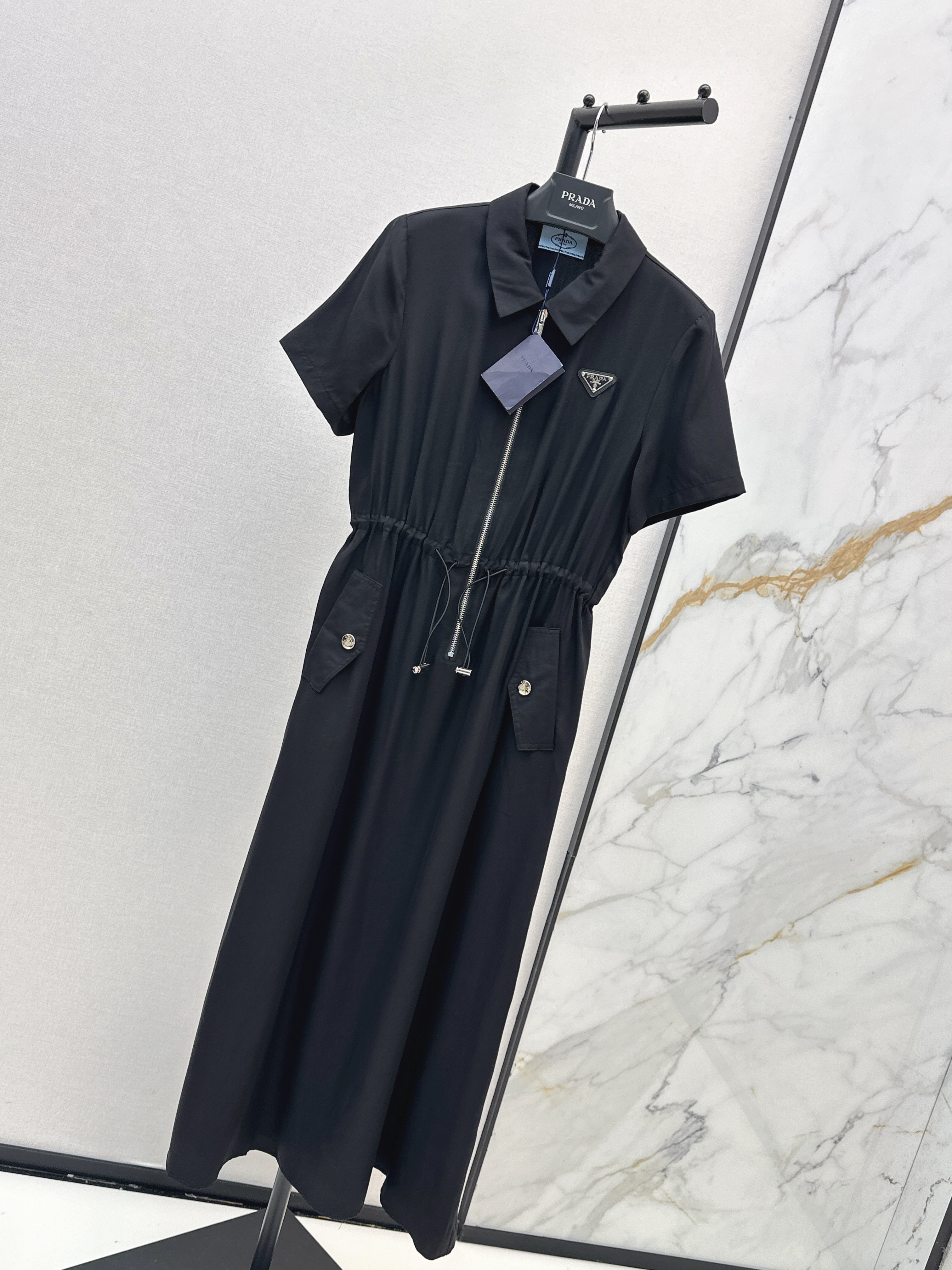 Pra 26ss drawstring dress