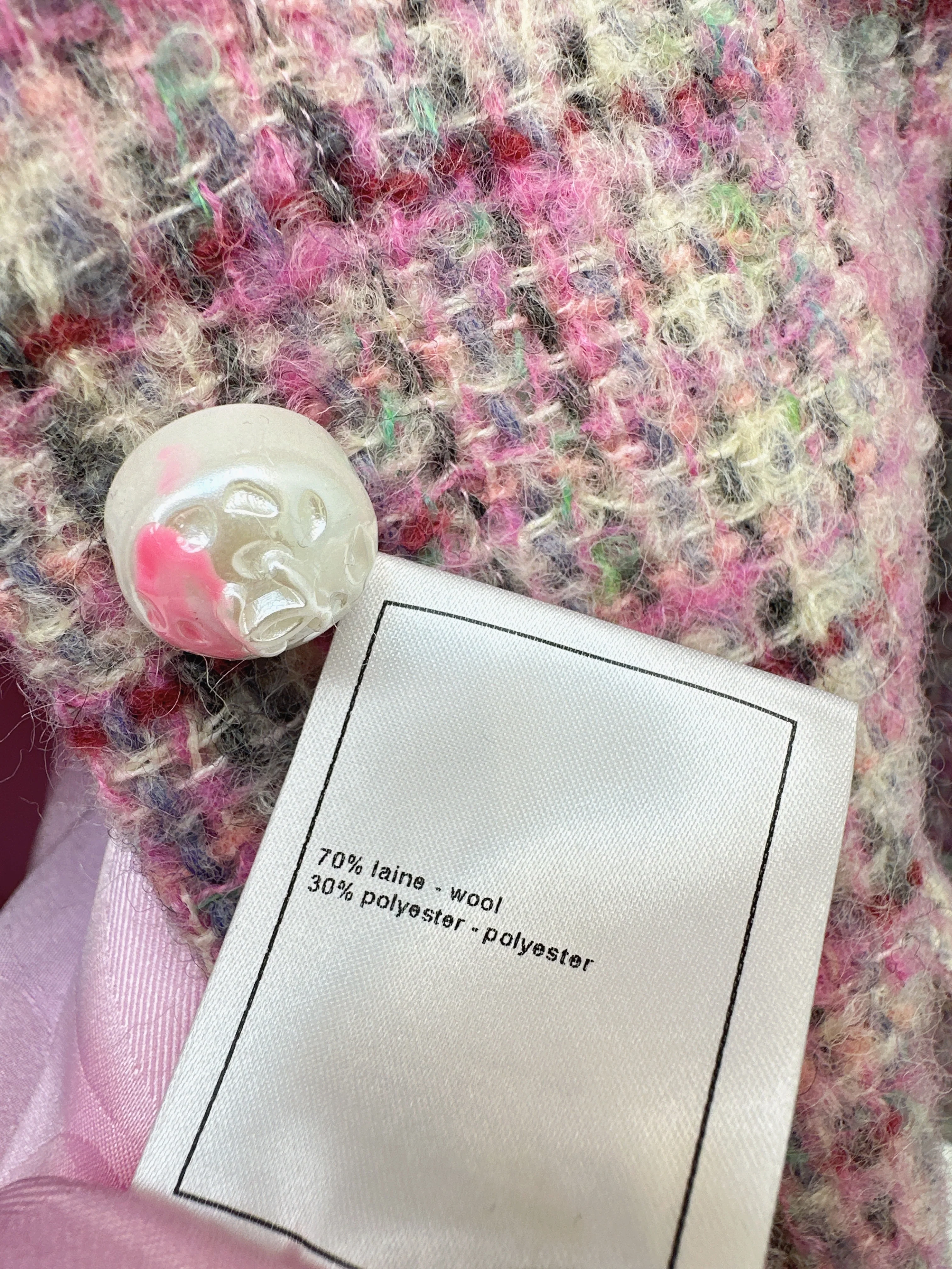 Chan 26ss check tweed coat dress