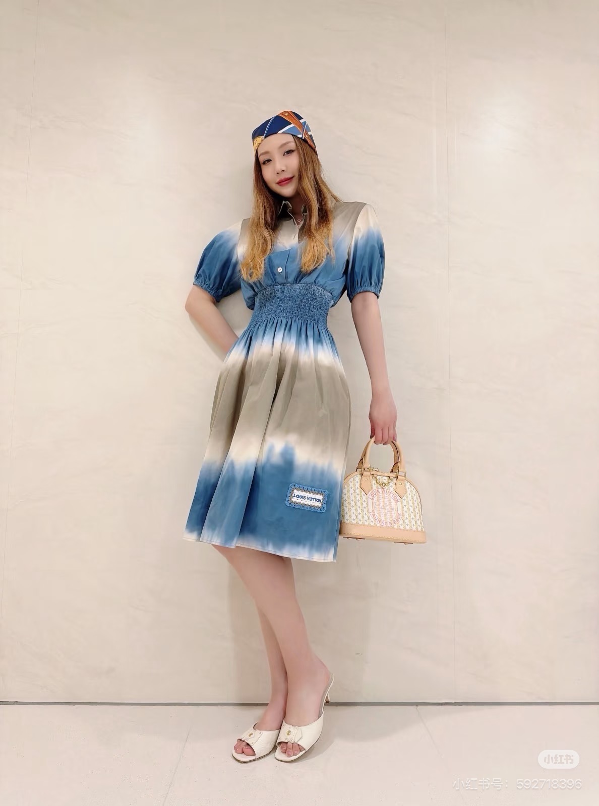 Loui 26ss gradient dress