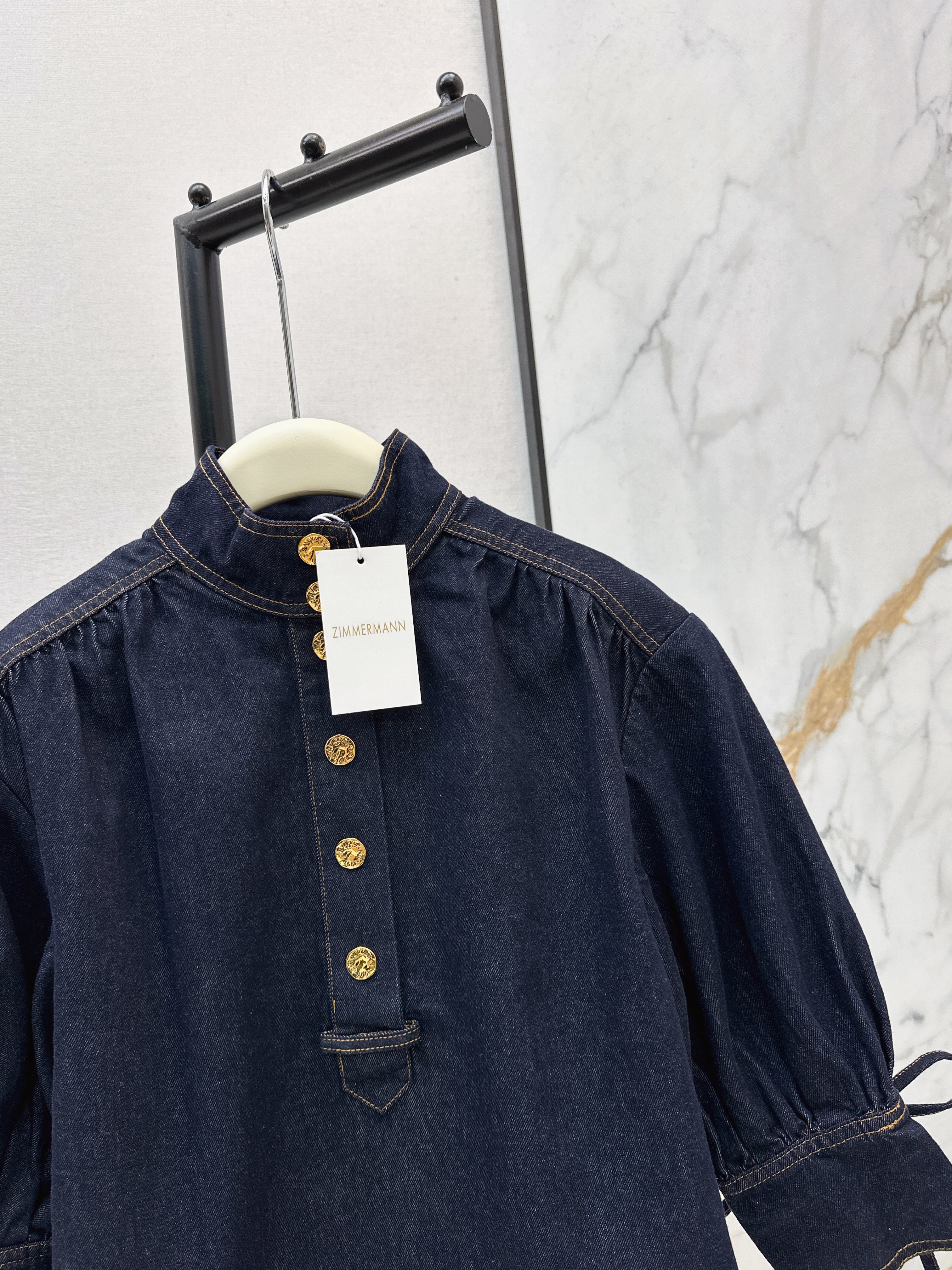 Zimm 26ss denim shirt