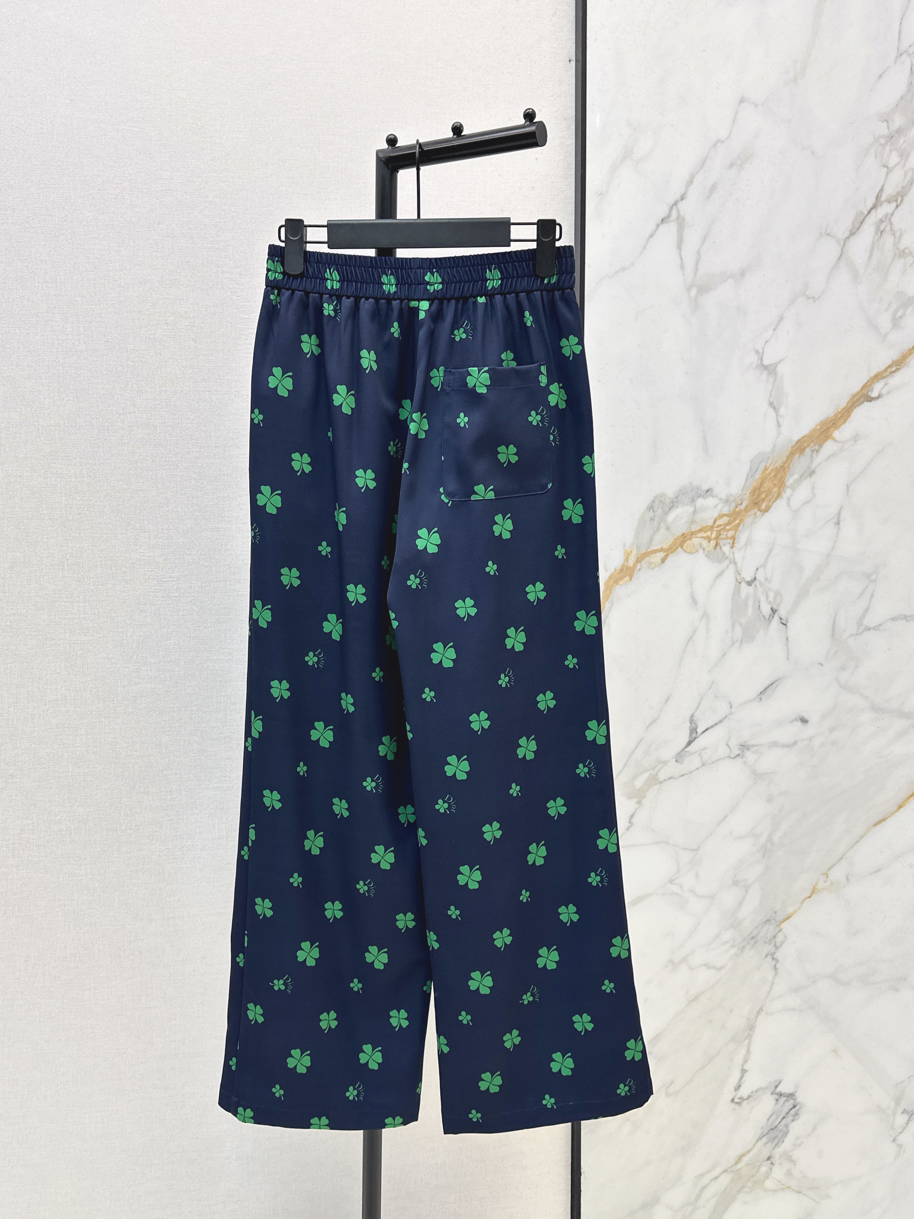 CD 26ss print straight pants