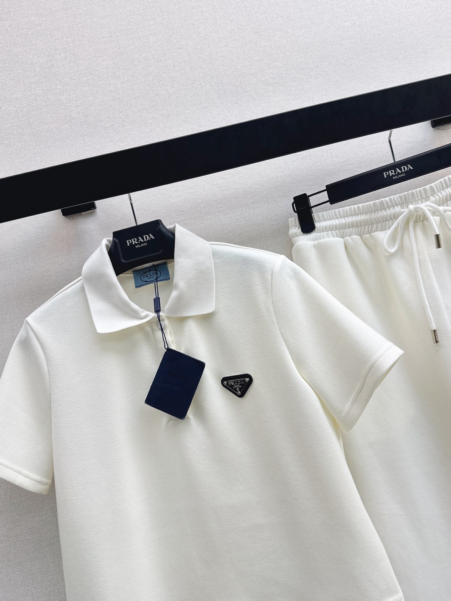 Pra 26ss polo top skirt set