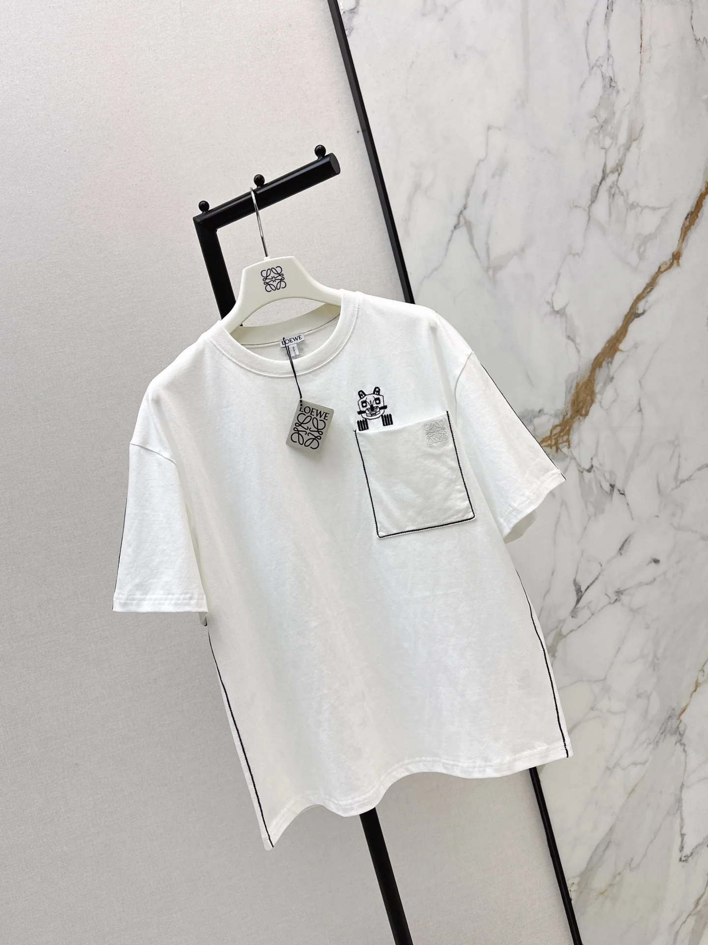 Loe 26ss embroidery t-shirts