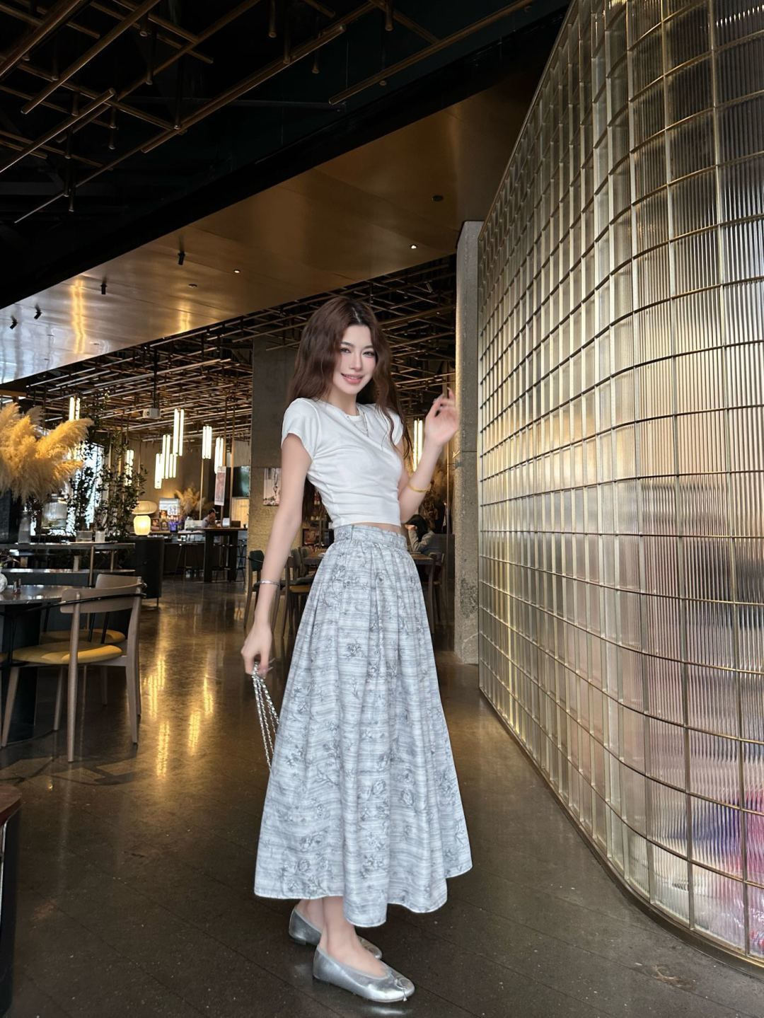 CD 26ss jacquard skirt