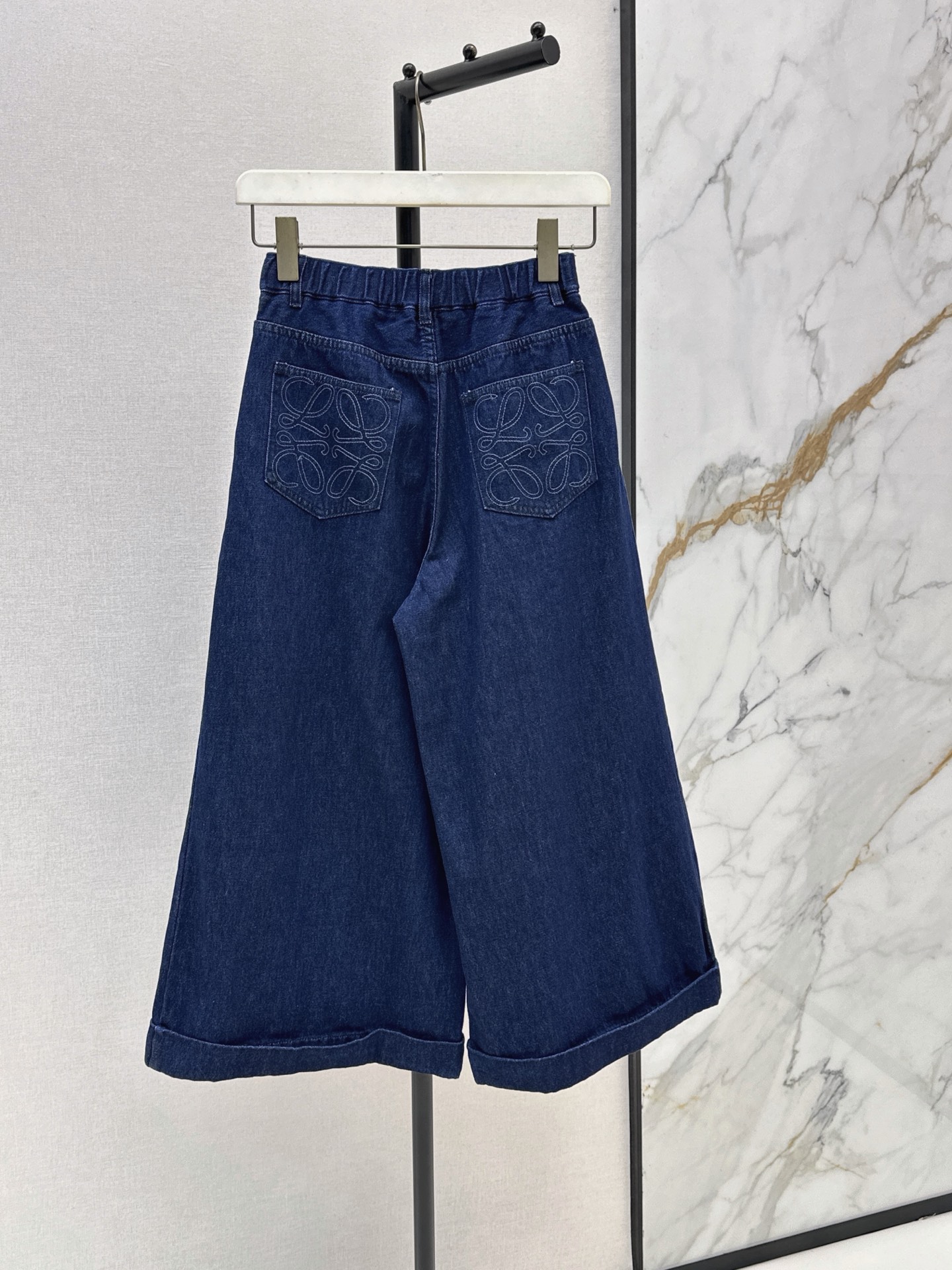 Loe 26ss cropped denim pants