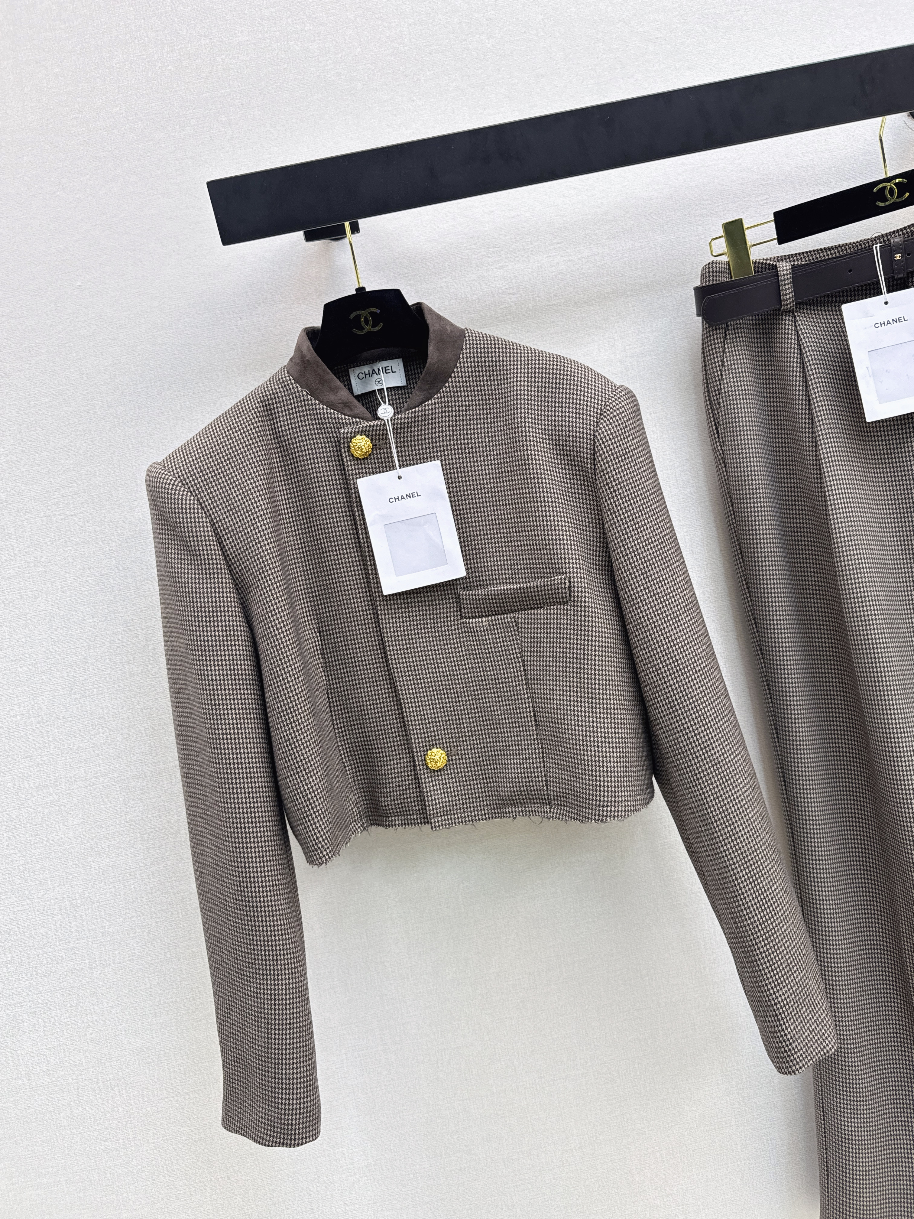 Chan 26ss houndstone suit jacket