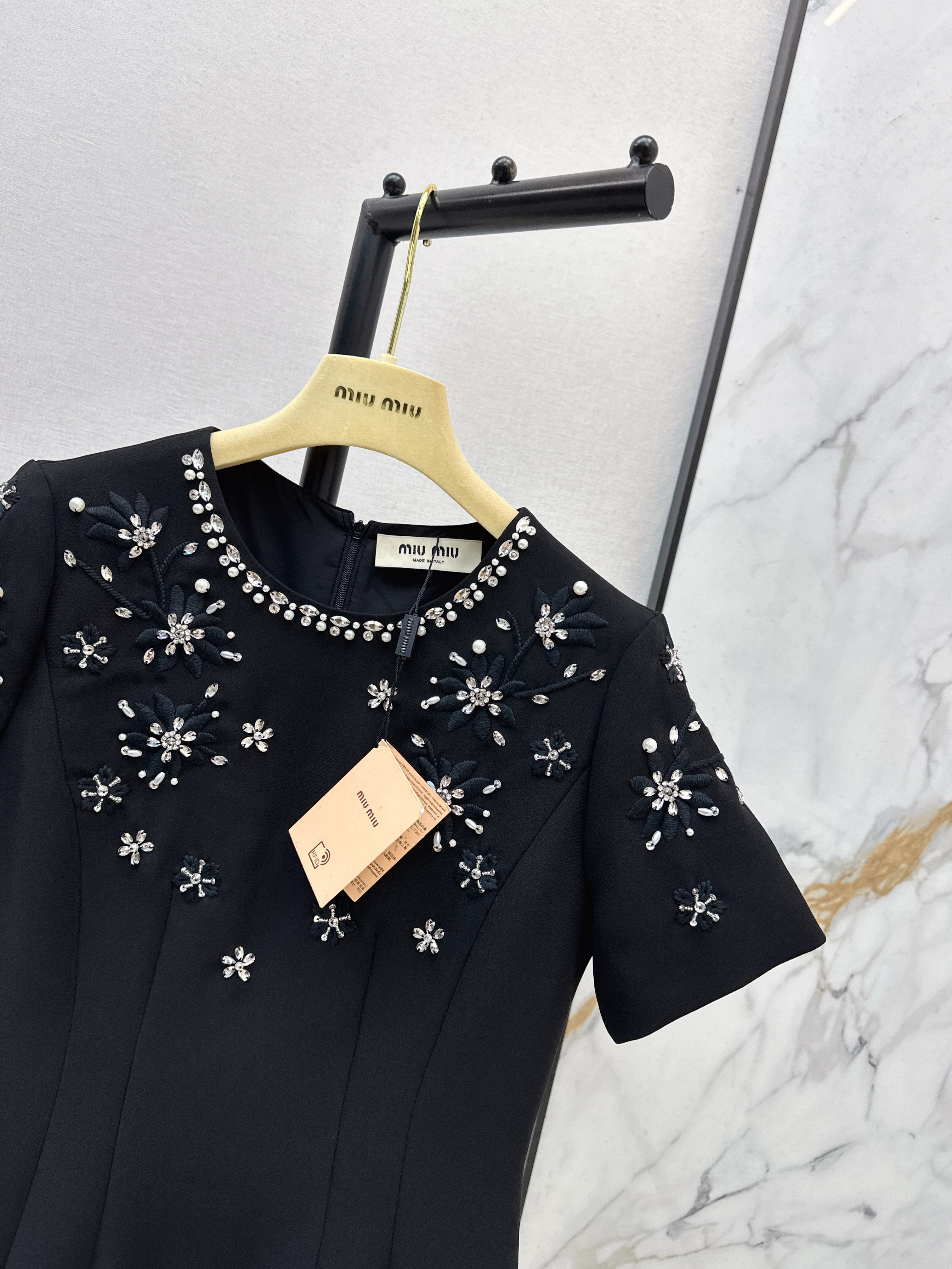 Miu 26ss embroidery dress