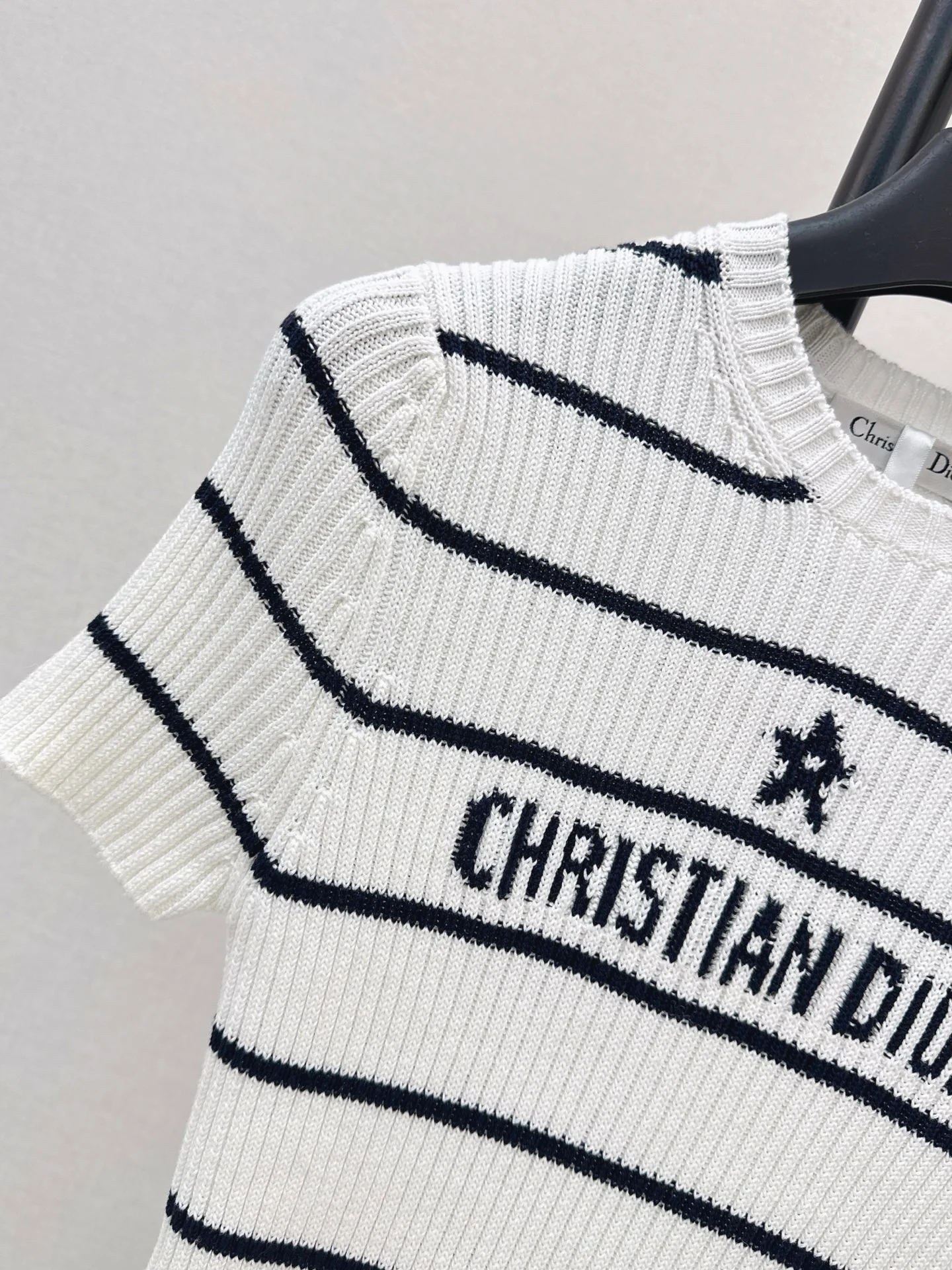 CD 25fw stripe knit t-shirt