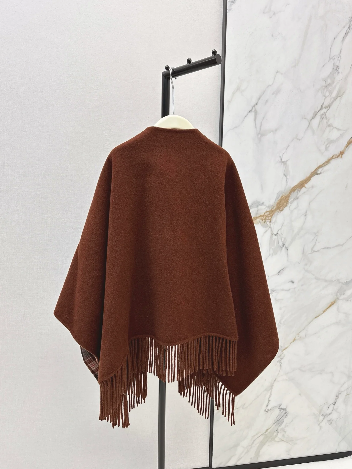 Brun 25fw wool shawl