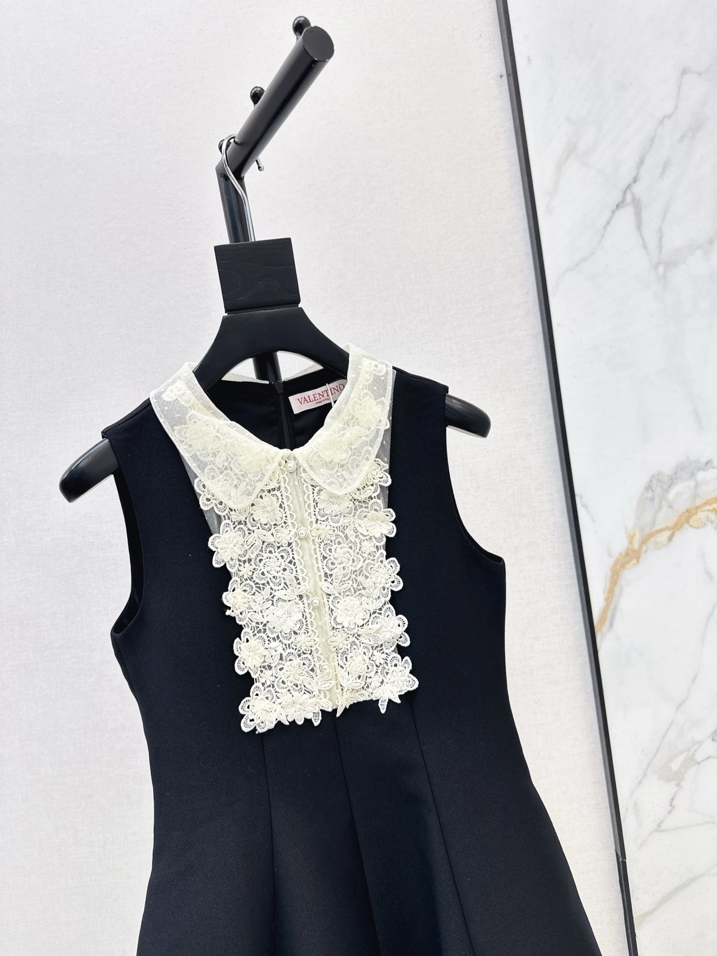 Valen 26ss lace embroidery dress