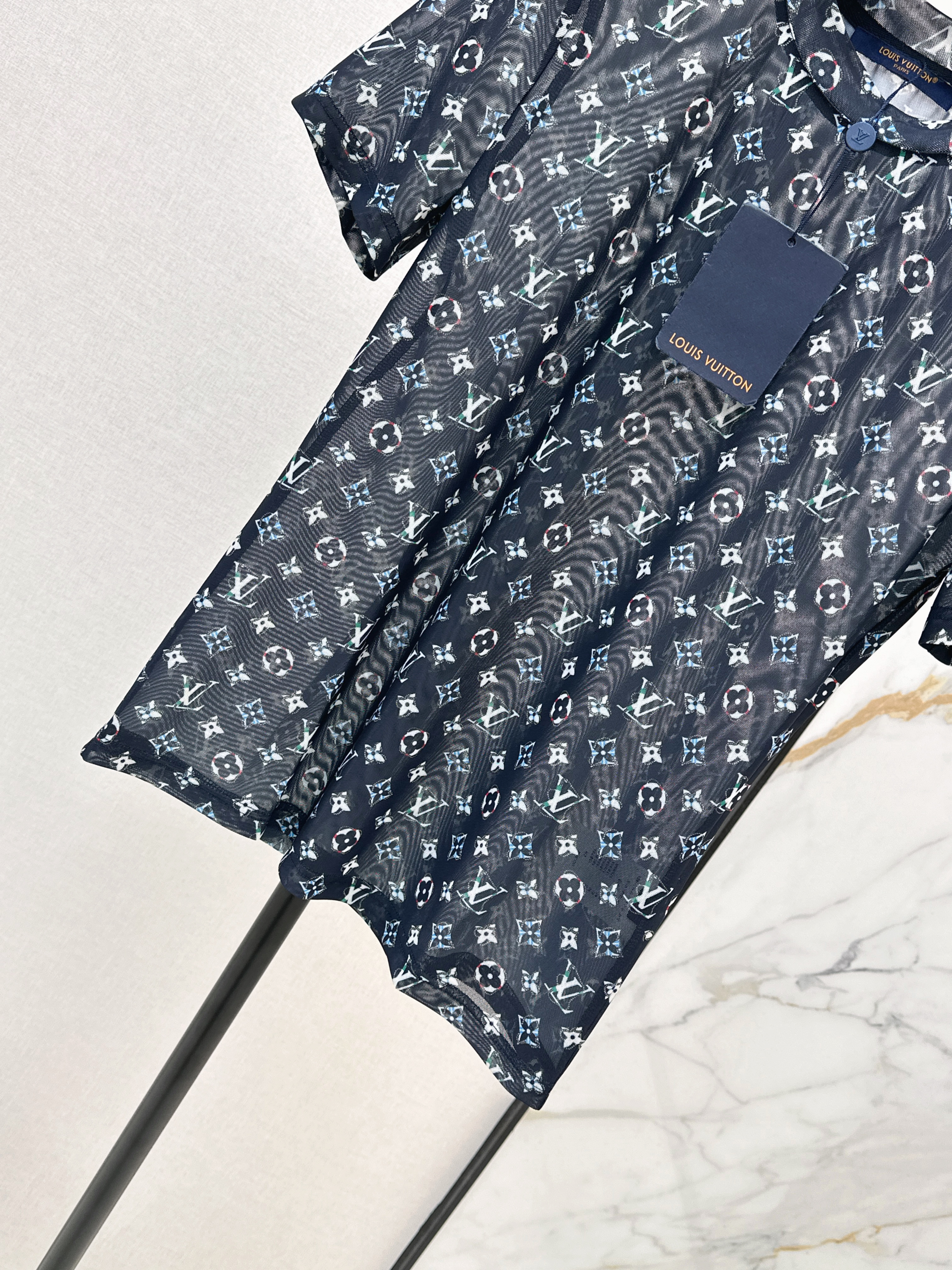 Loui 26ss print mesh t-shirt