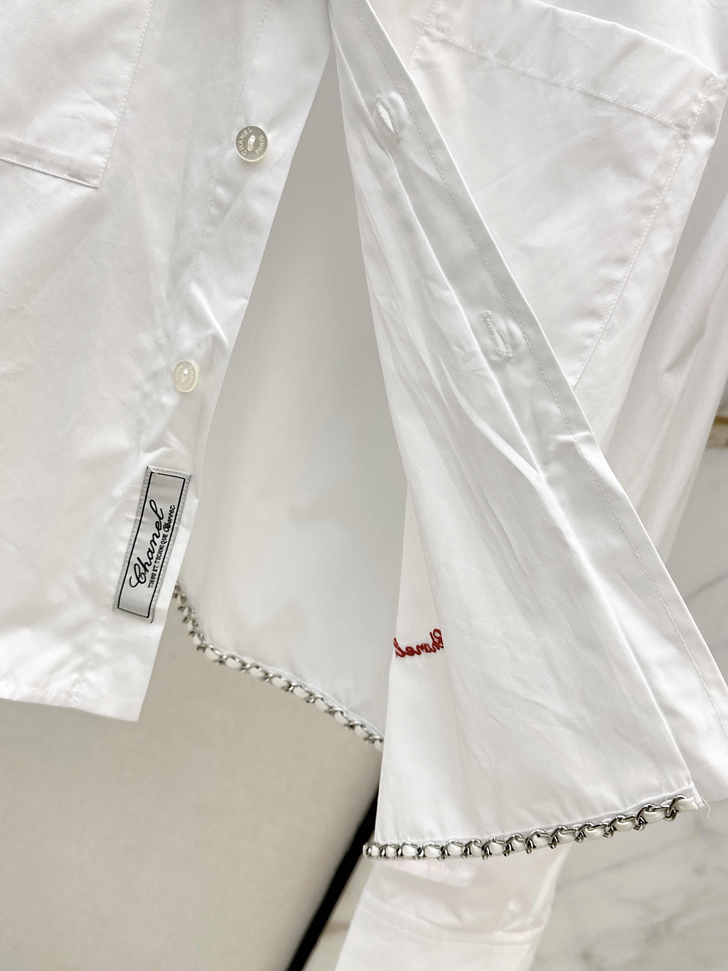 Chan 26ss cropped shirt