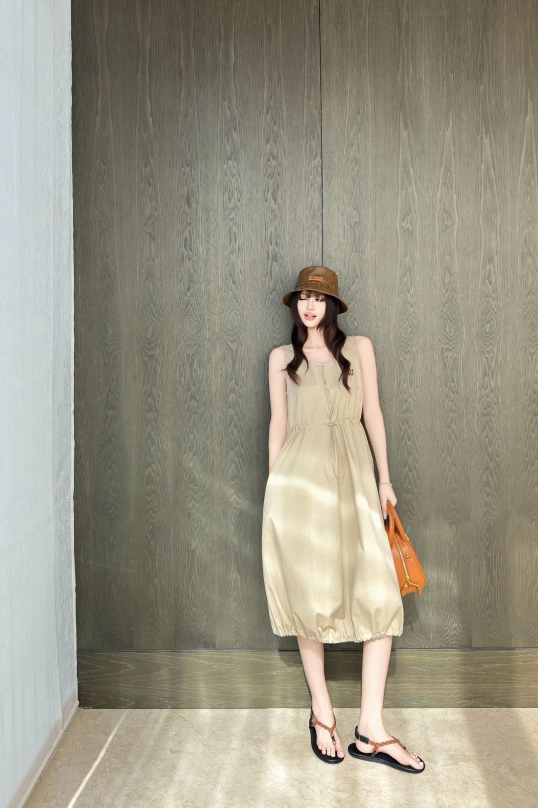 Miu 26ss causual sleeveless dress