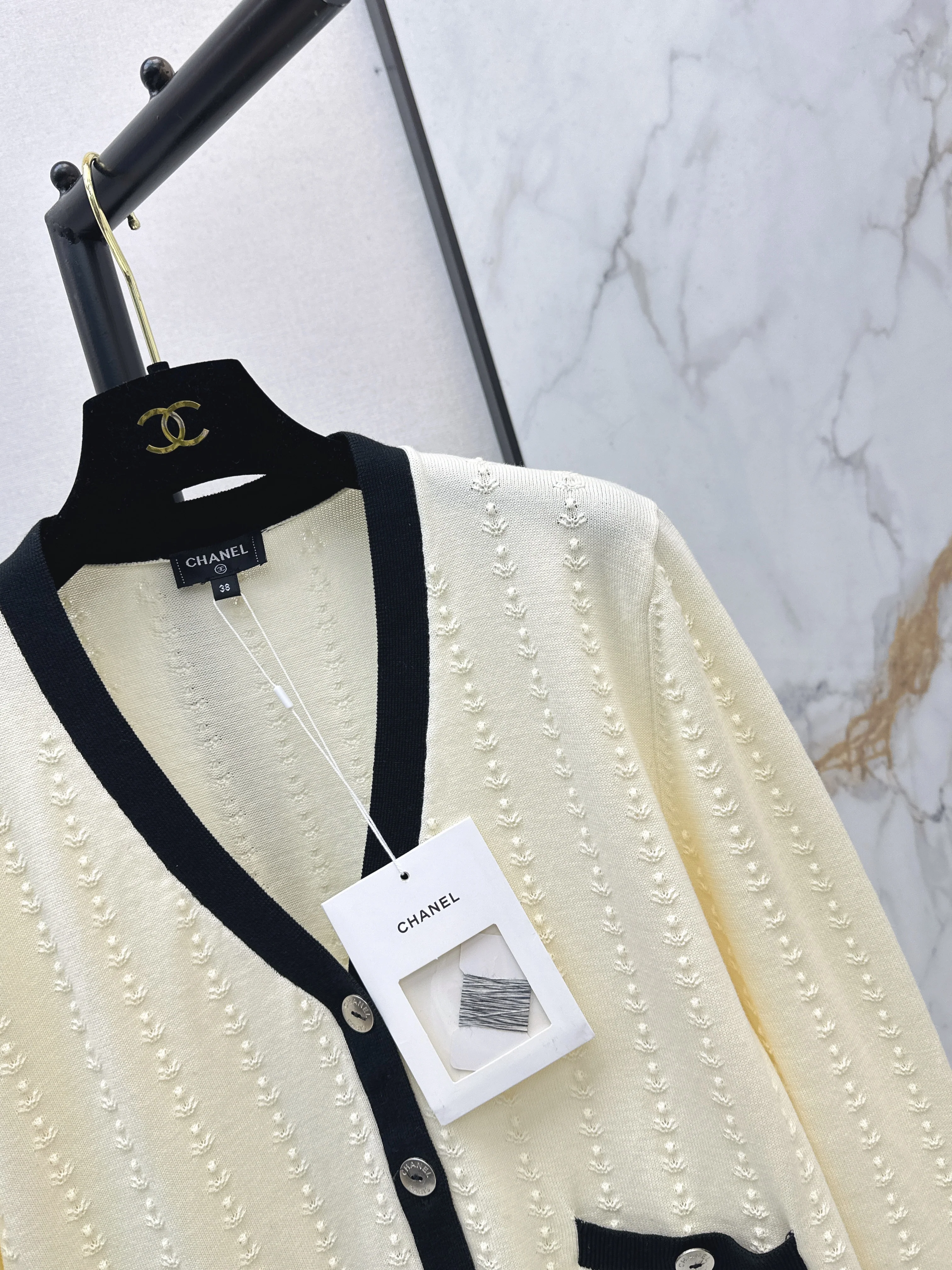 Chan 26ss embroidery cardigan