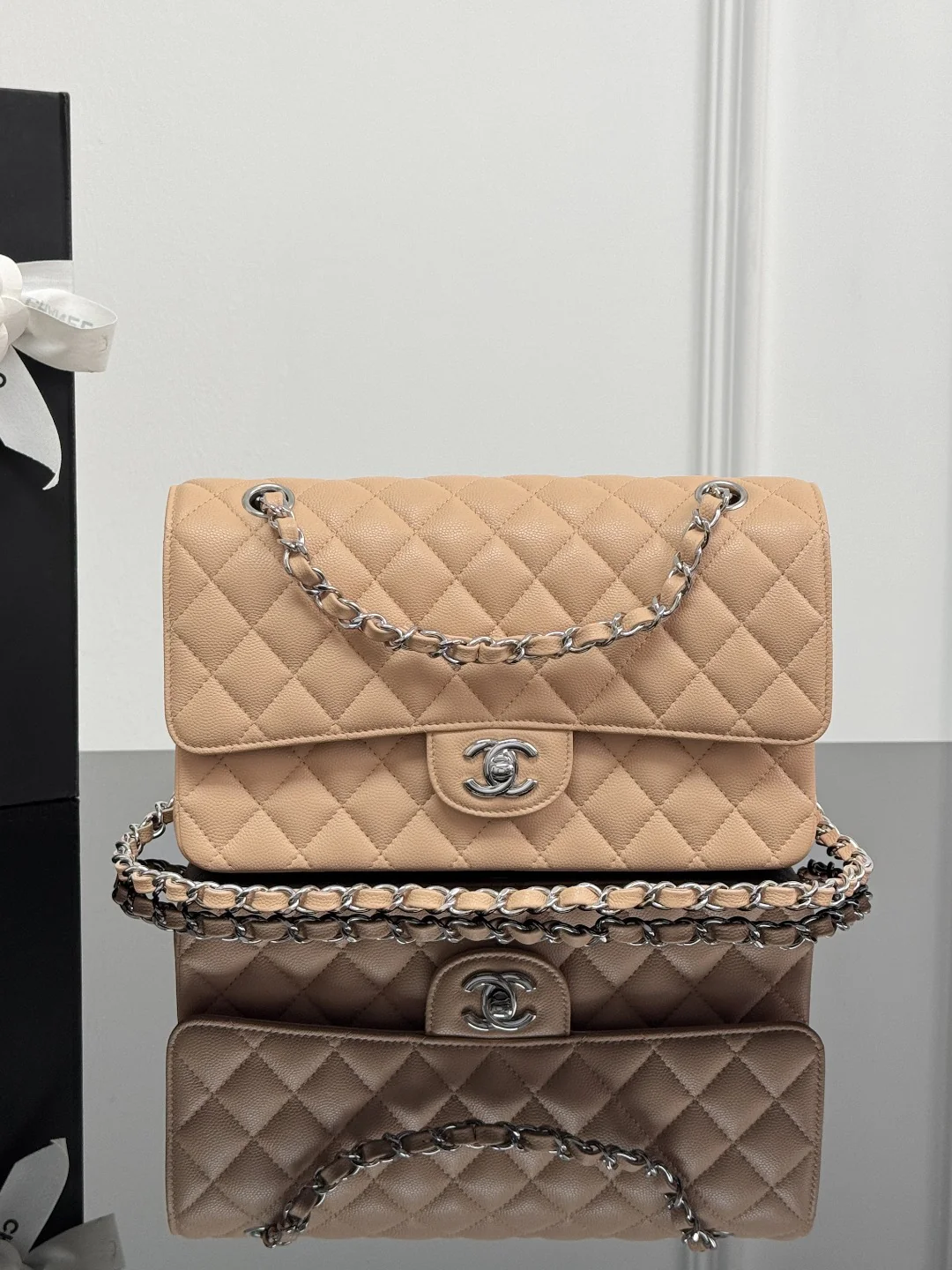 Chan cf25 chain shoulder bag