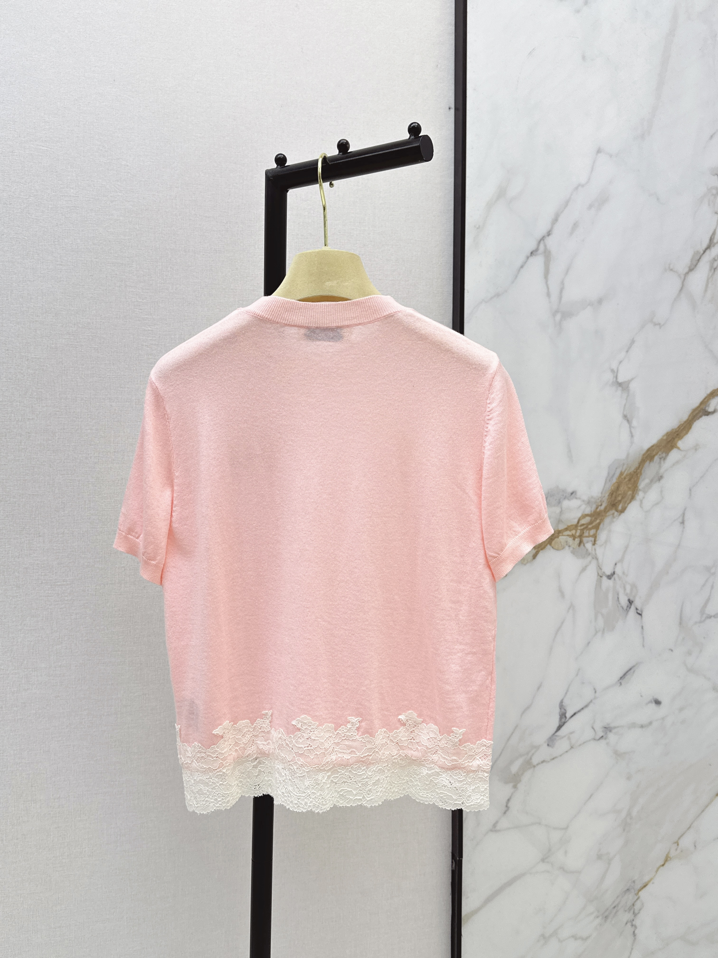 Miu 26ss contract lace knitwear