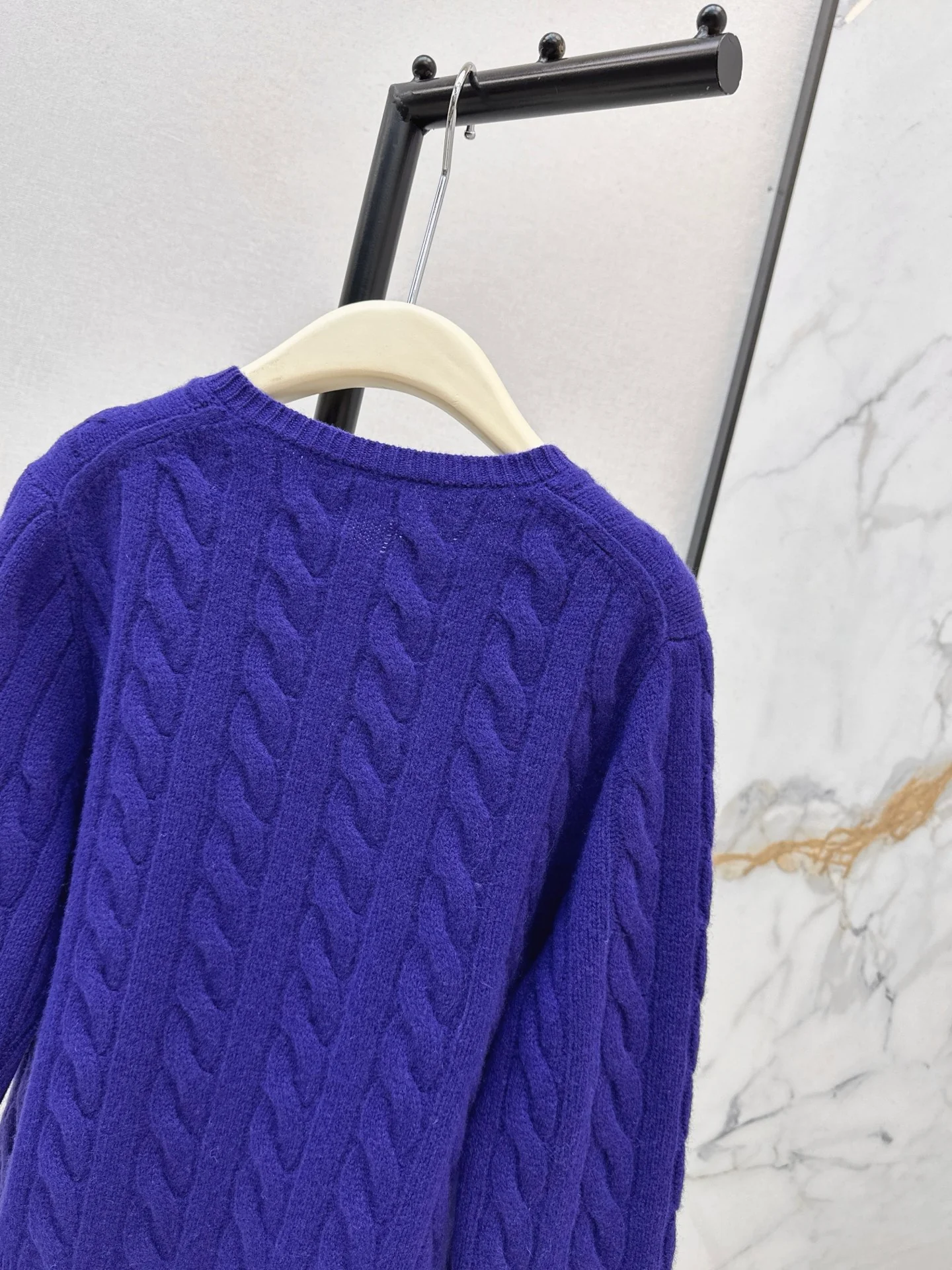 Ralp 26ss cable wool cardigan