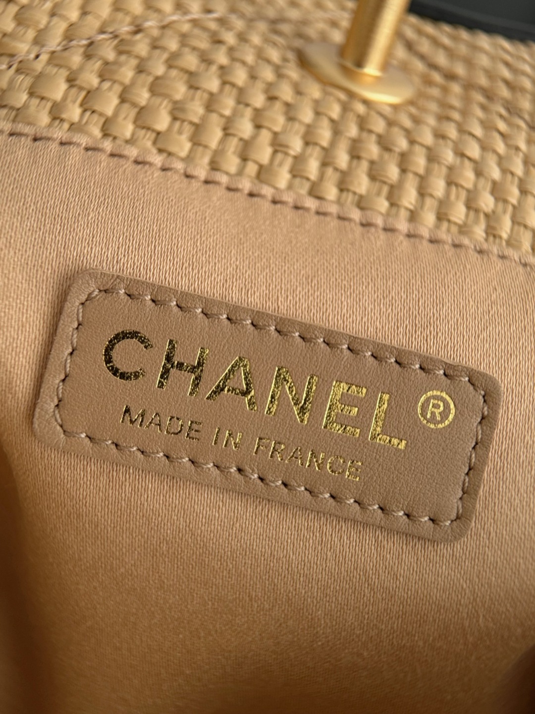 Chan 26C woven tote bag