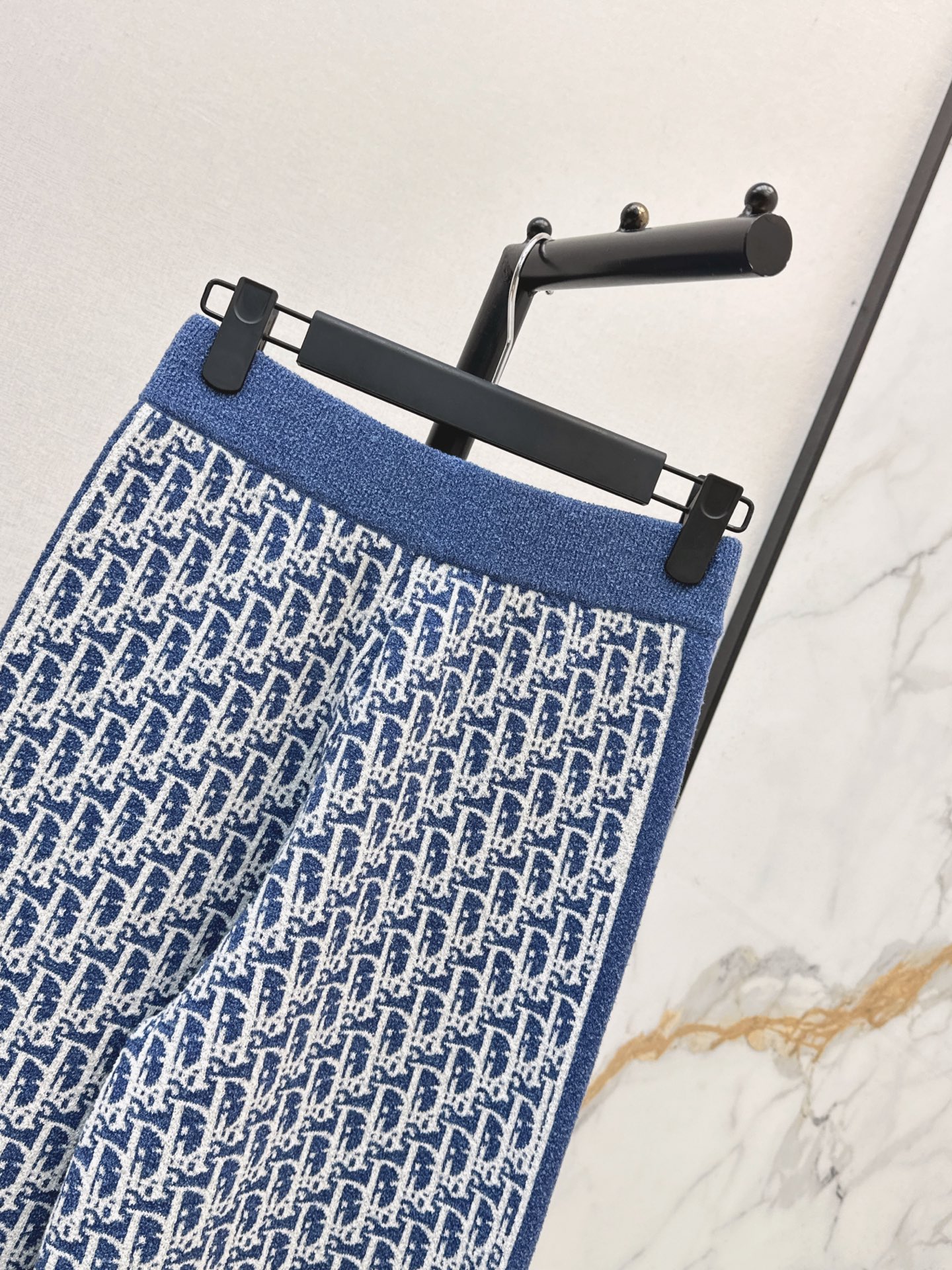 CD 26ss jacquard straight-leg pants