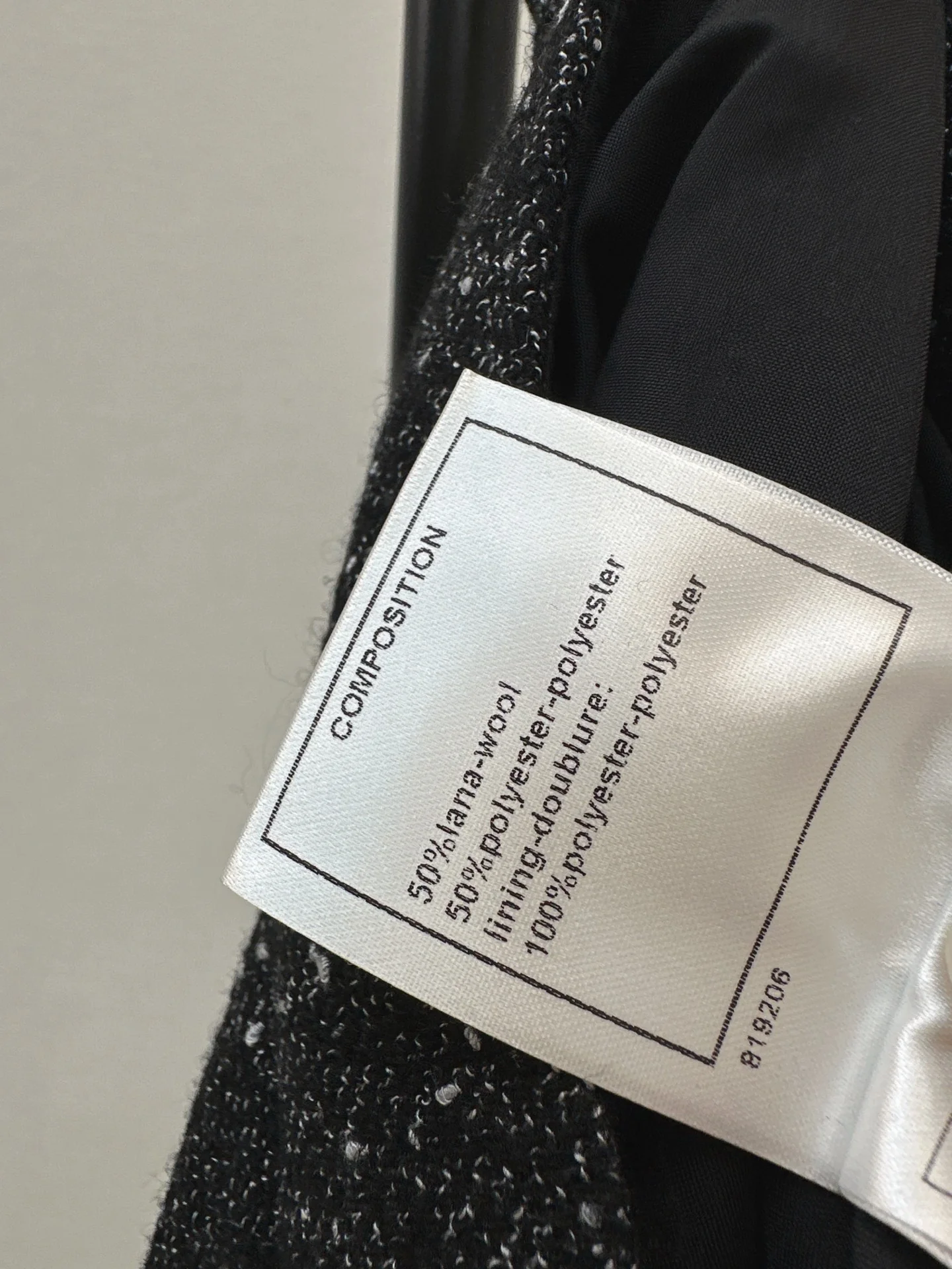 Chan 26ss tweed pleated skirts