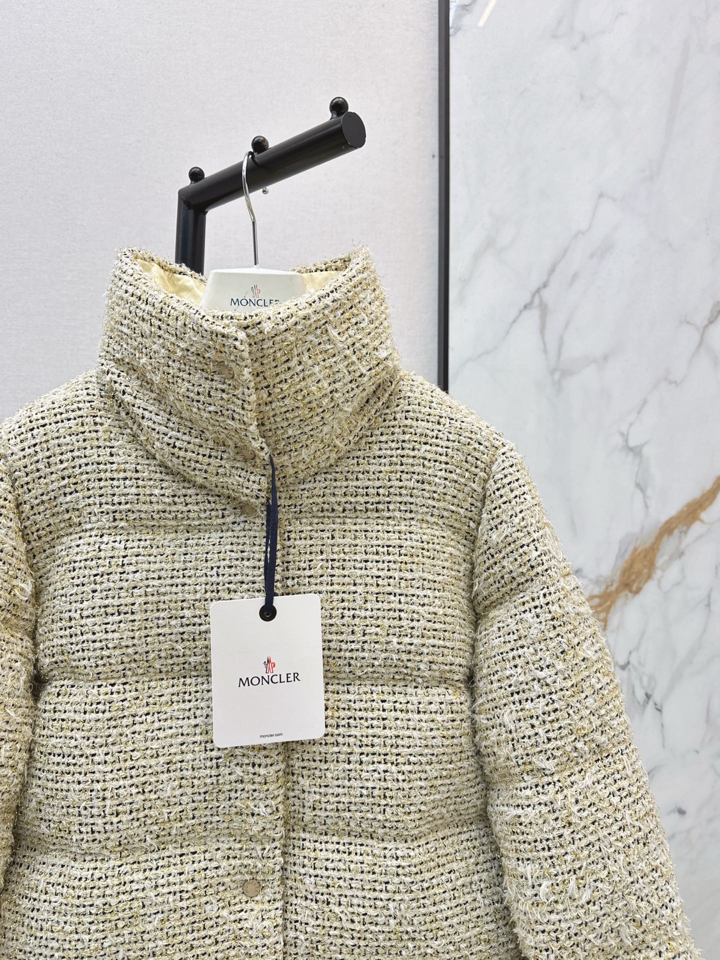 Monc 25fw tweed puffer jackets