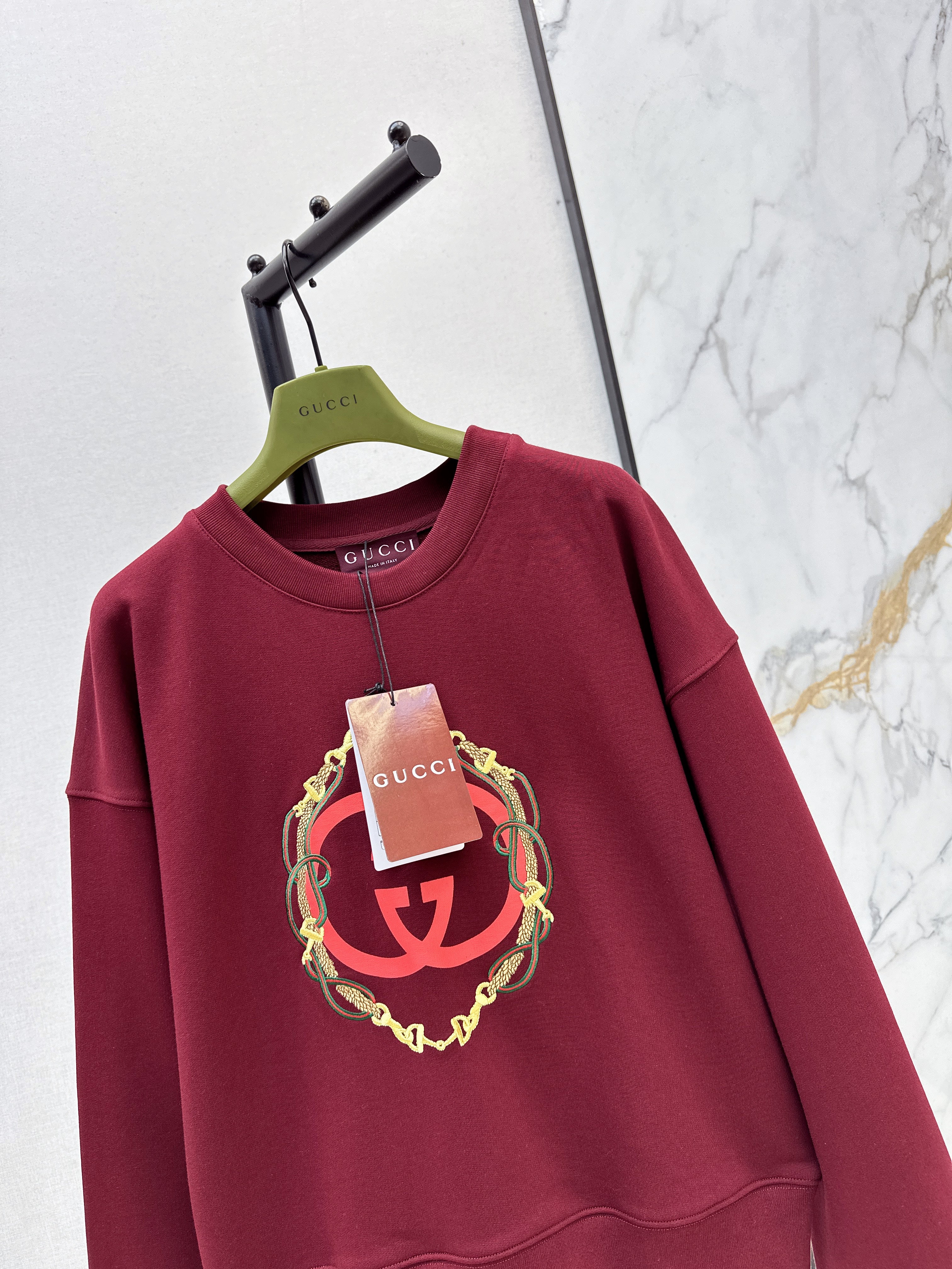 Gucc 26ss print sweatshirts