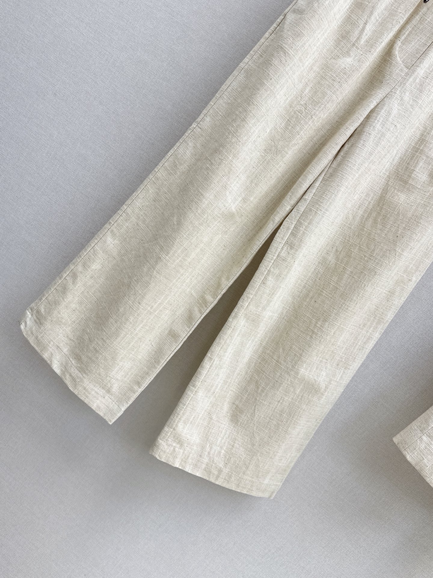 Brun 26ss linen cropped pants