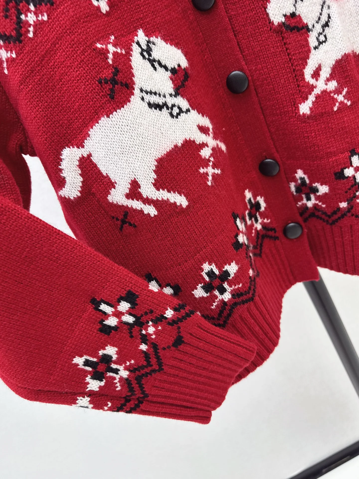 Erdo 26ss fair isle cardigan