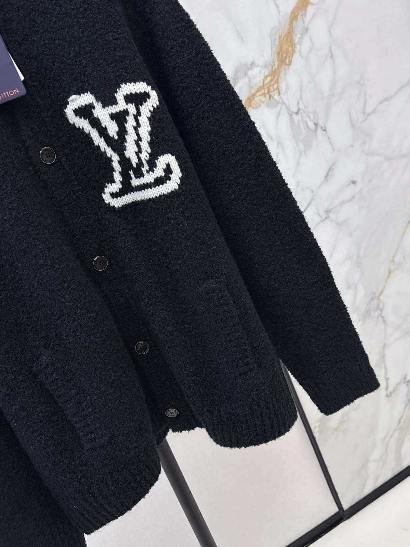 Loui 25fw jacquard cardigan