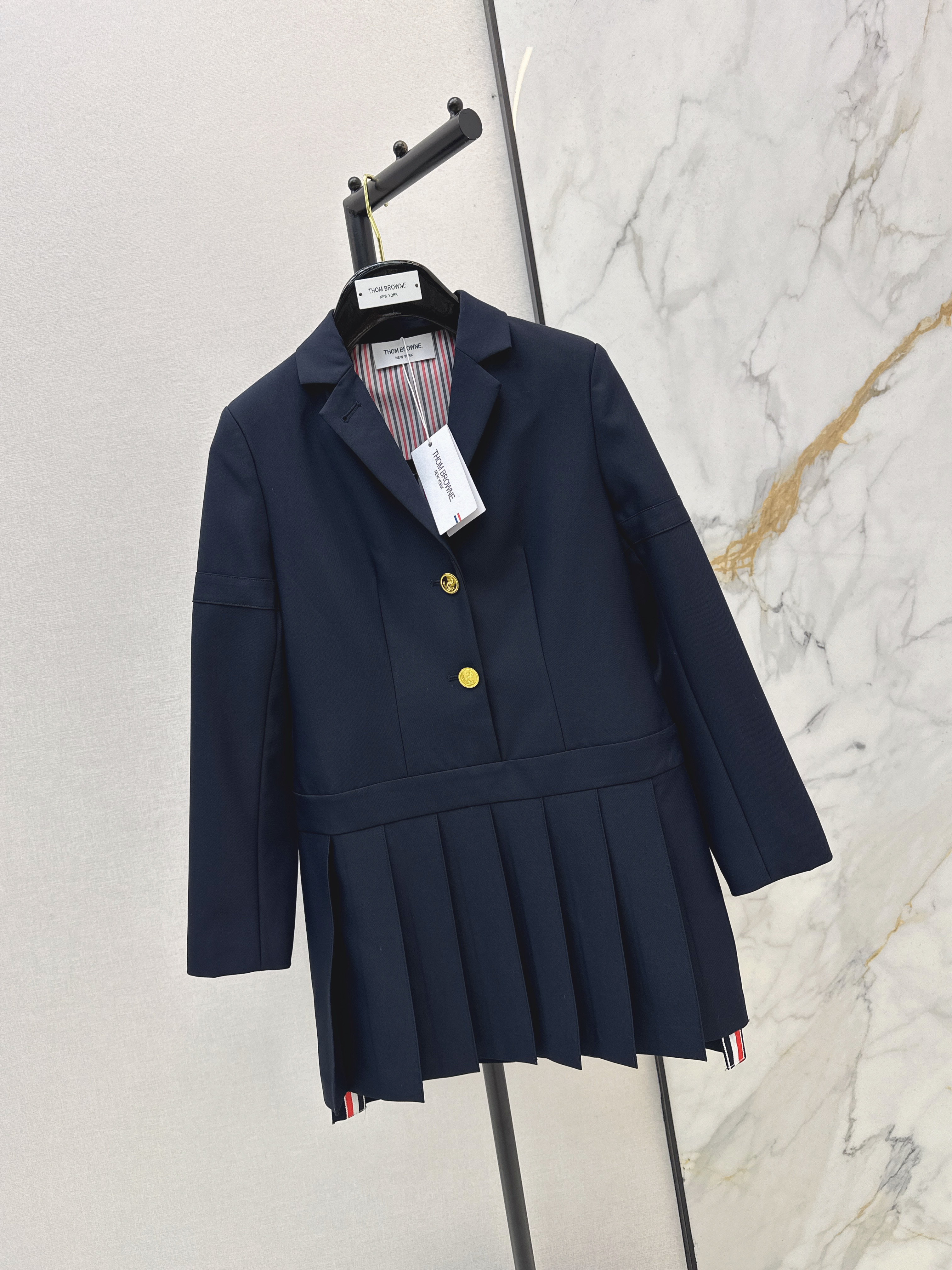 Thom 26ss contract pleated dress