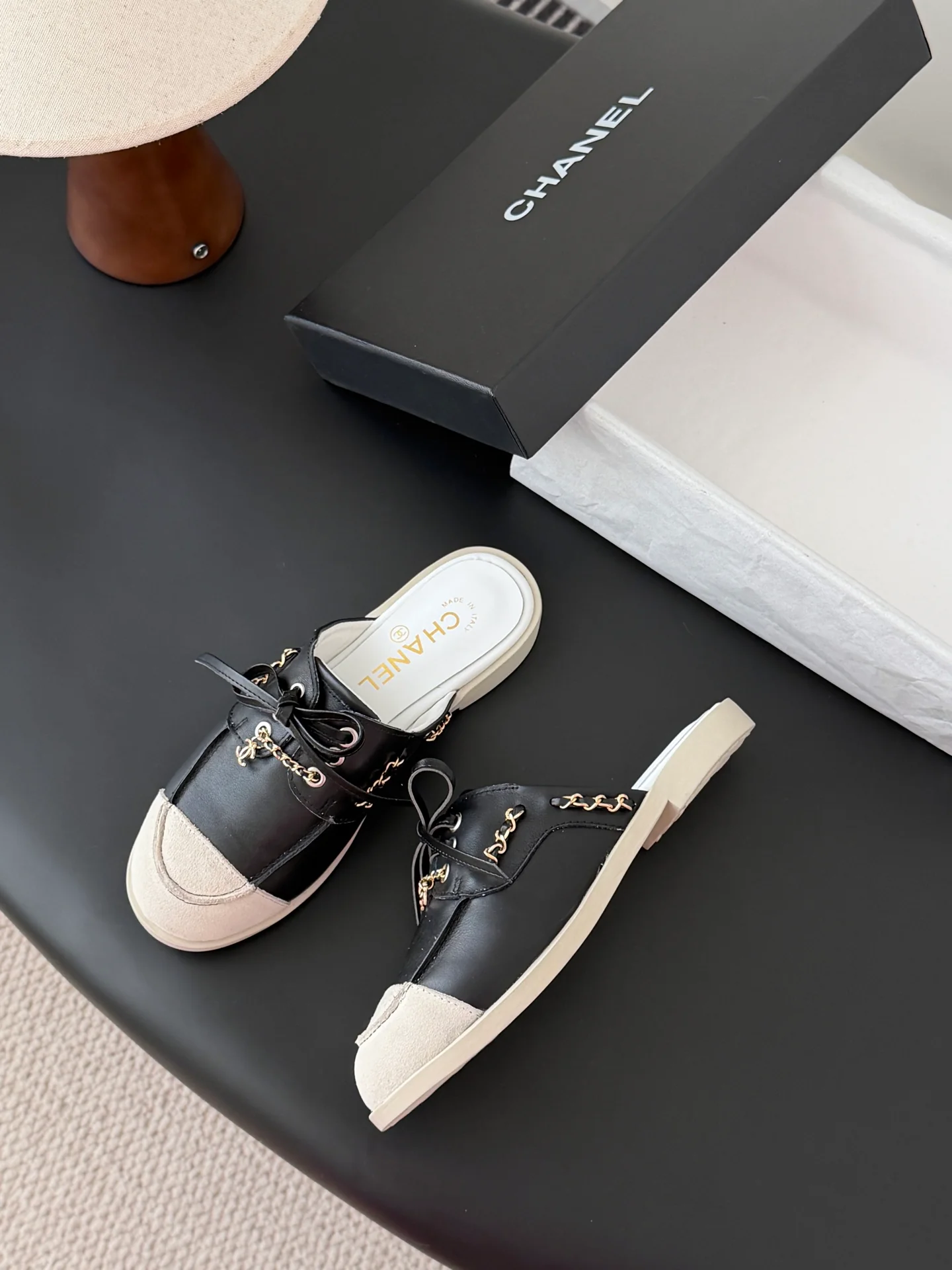 Chan 26ss slip-on shoes
