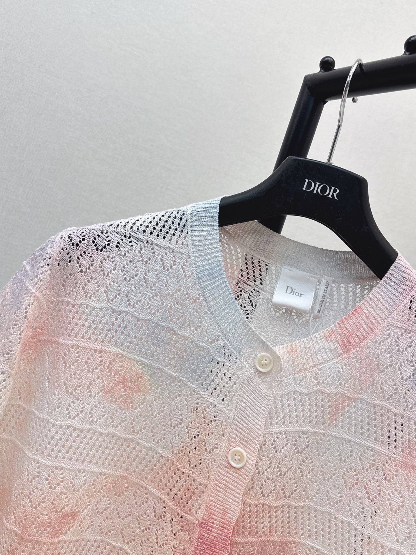 CD 26ss gradient knit cardigan