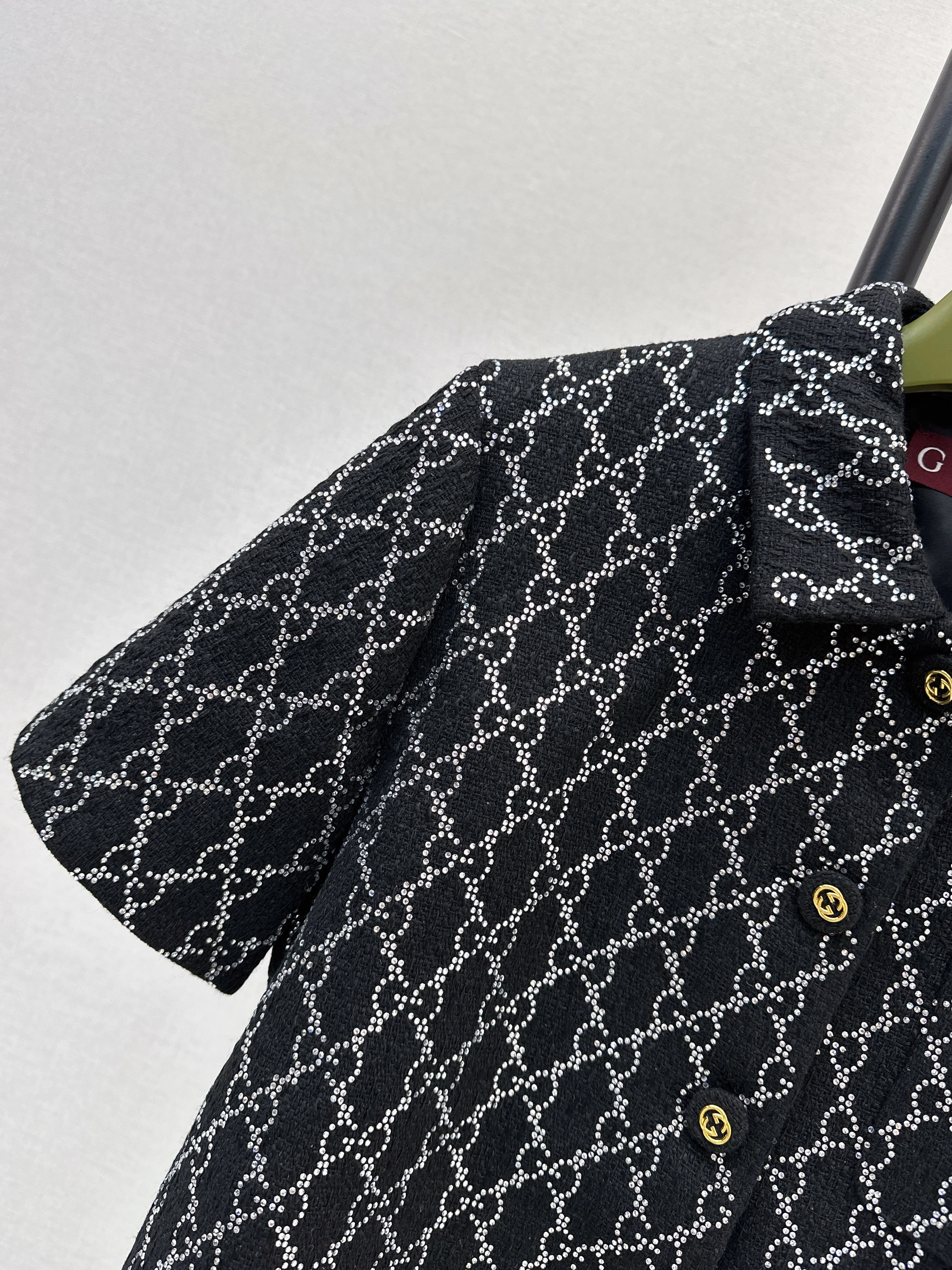 Gucc 26ss rhinestone jacket