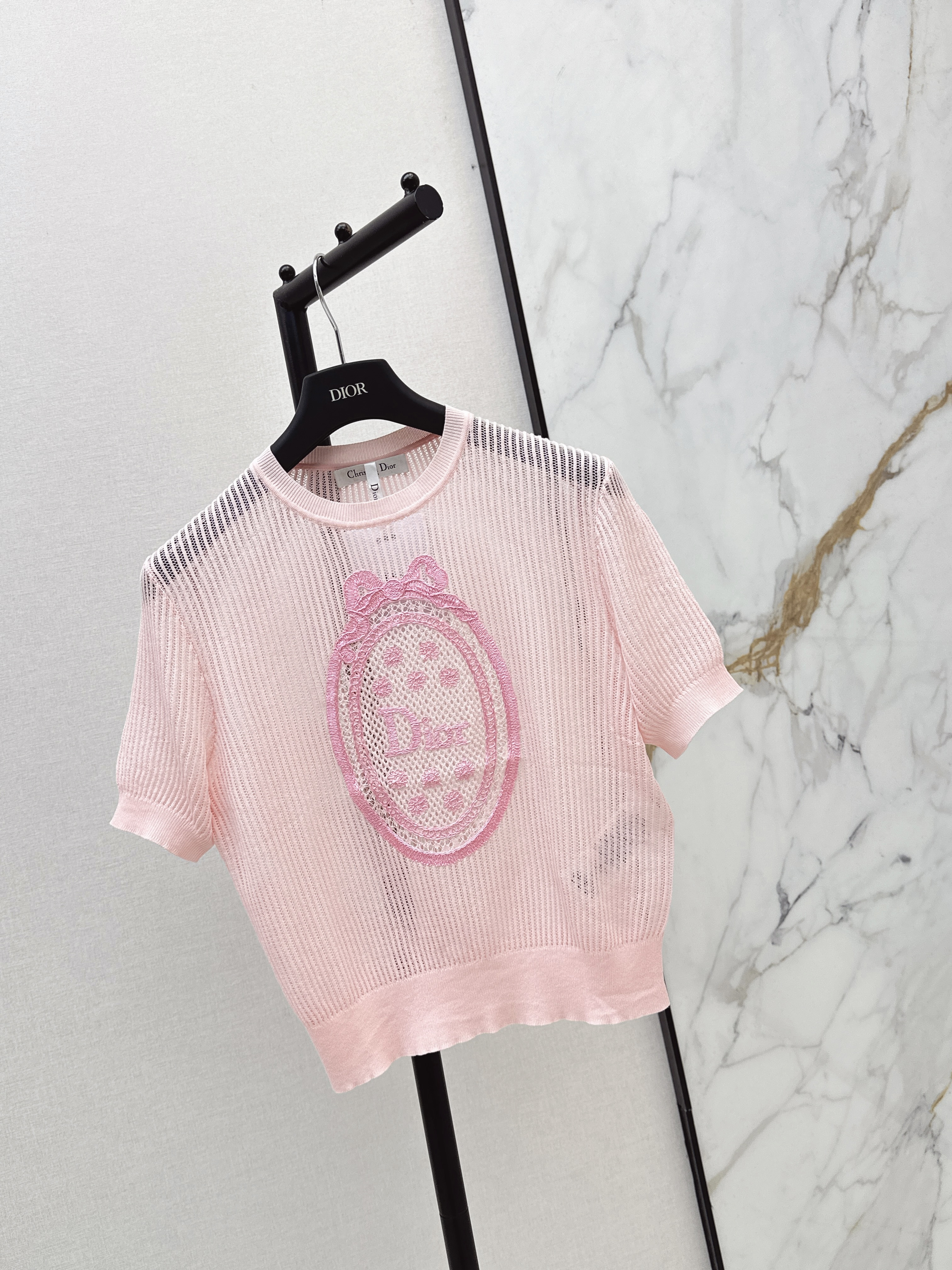 CD 26ss hollow knit top