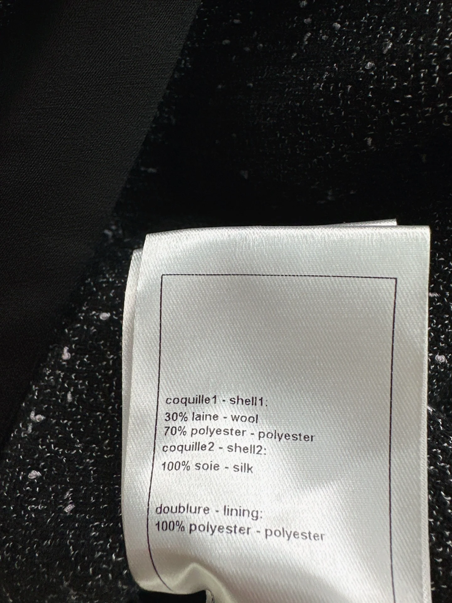 Chan 25fw tweed woven jacket