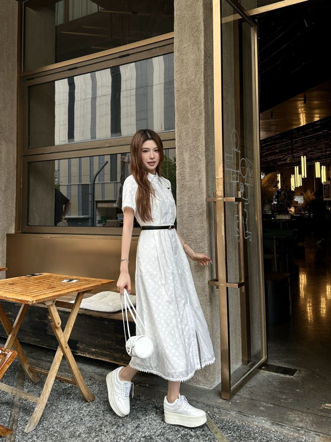 Loui 26ss jacquard dress