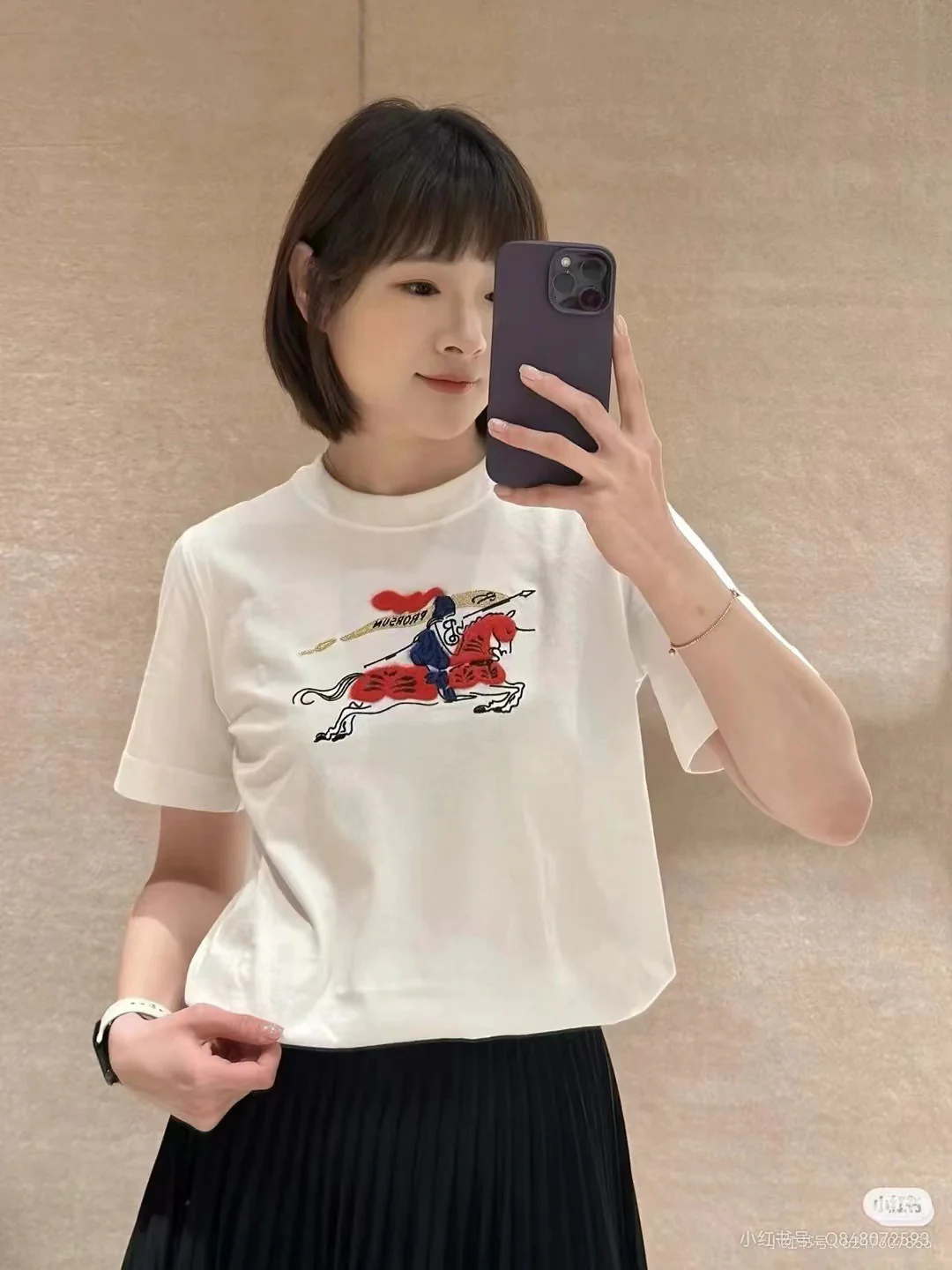 Burb 26ss embroidery t-shirts