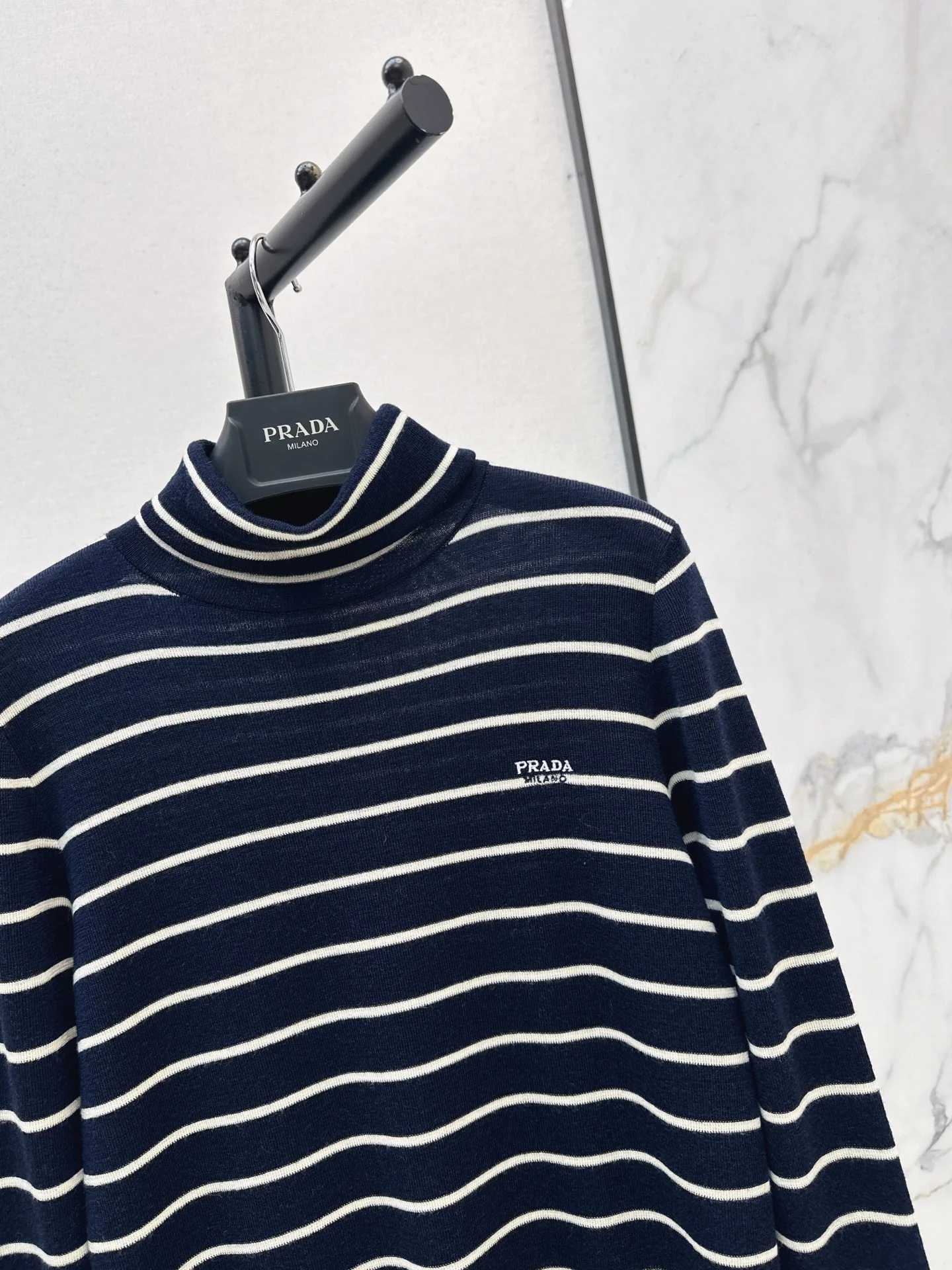 Prad 26ss stripe knitwear