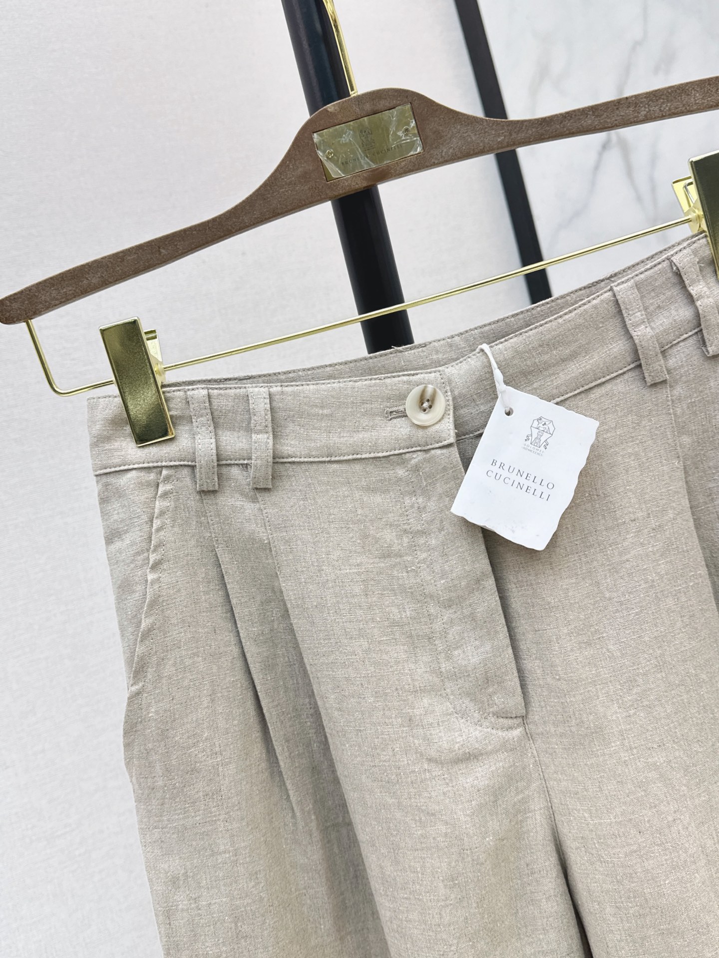Brun 26ss straight-leg pants