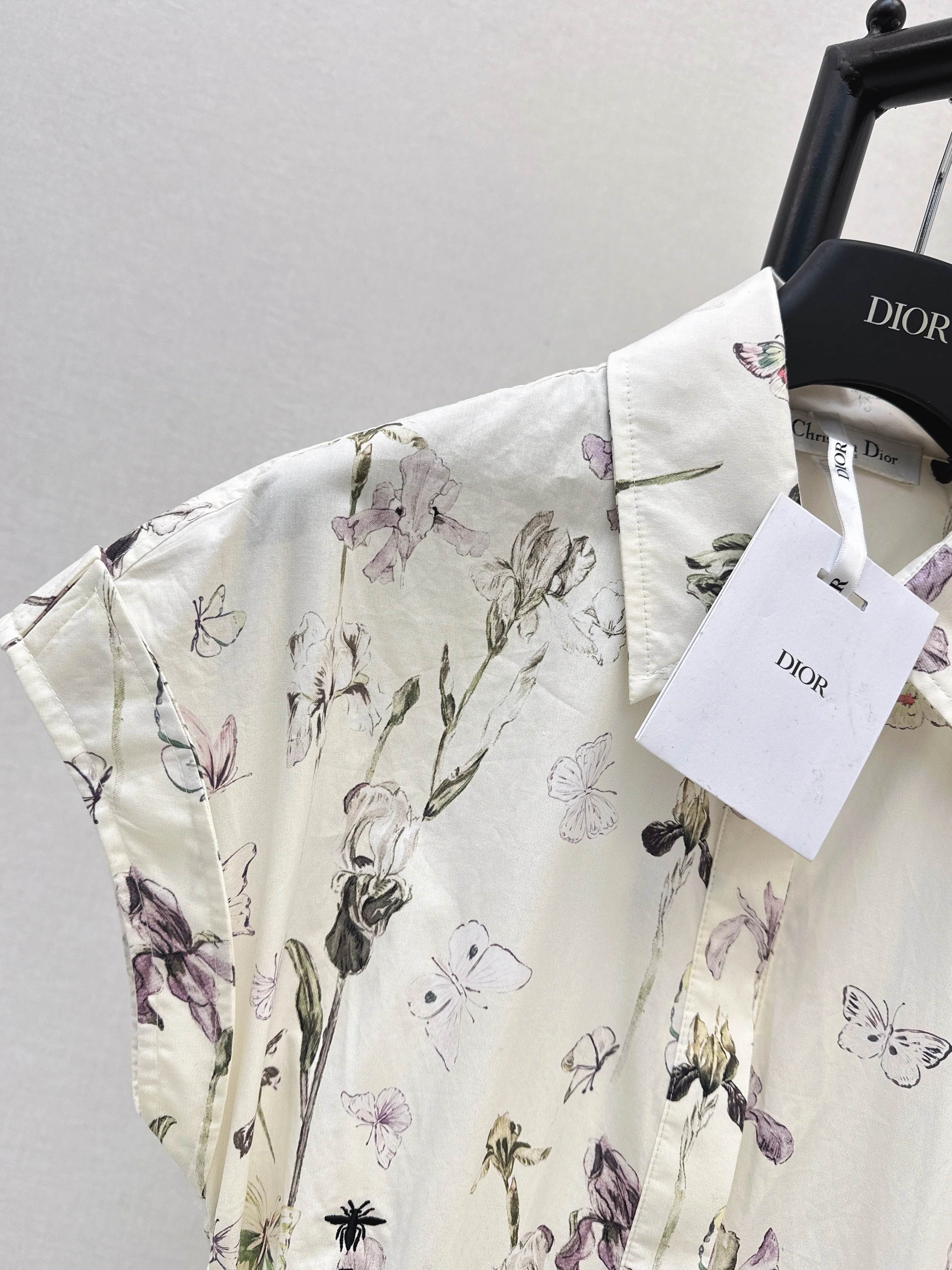 CD 26ss floral print shirt dress