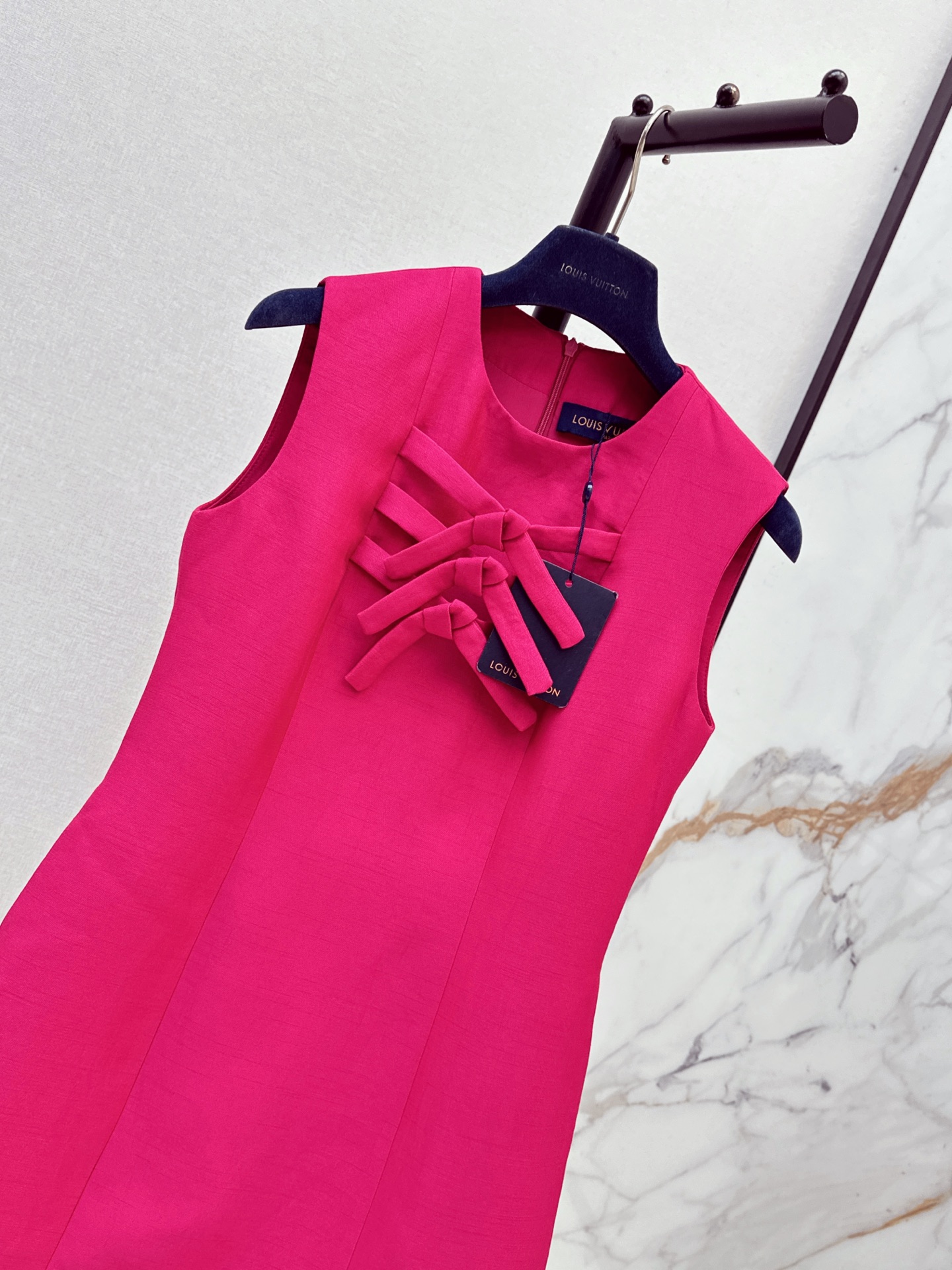 Loui 26ss sleeveless bow dress