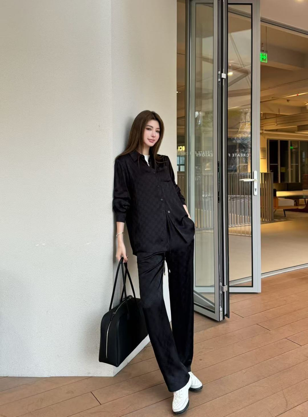 Guc 26ss jacquard casual outfit sets