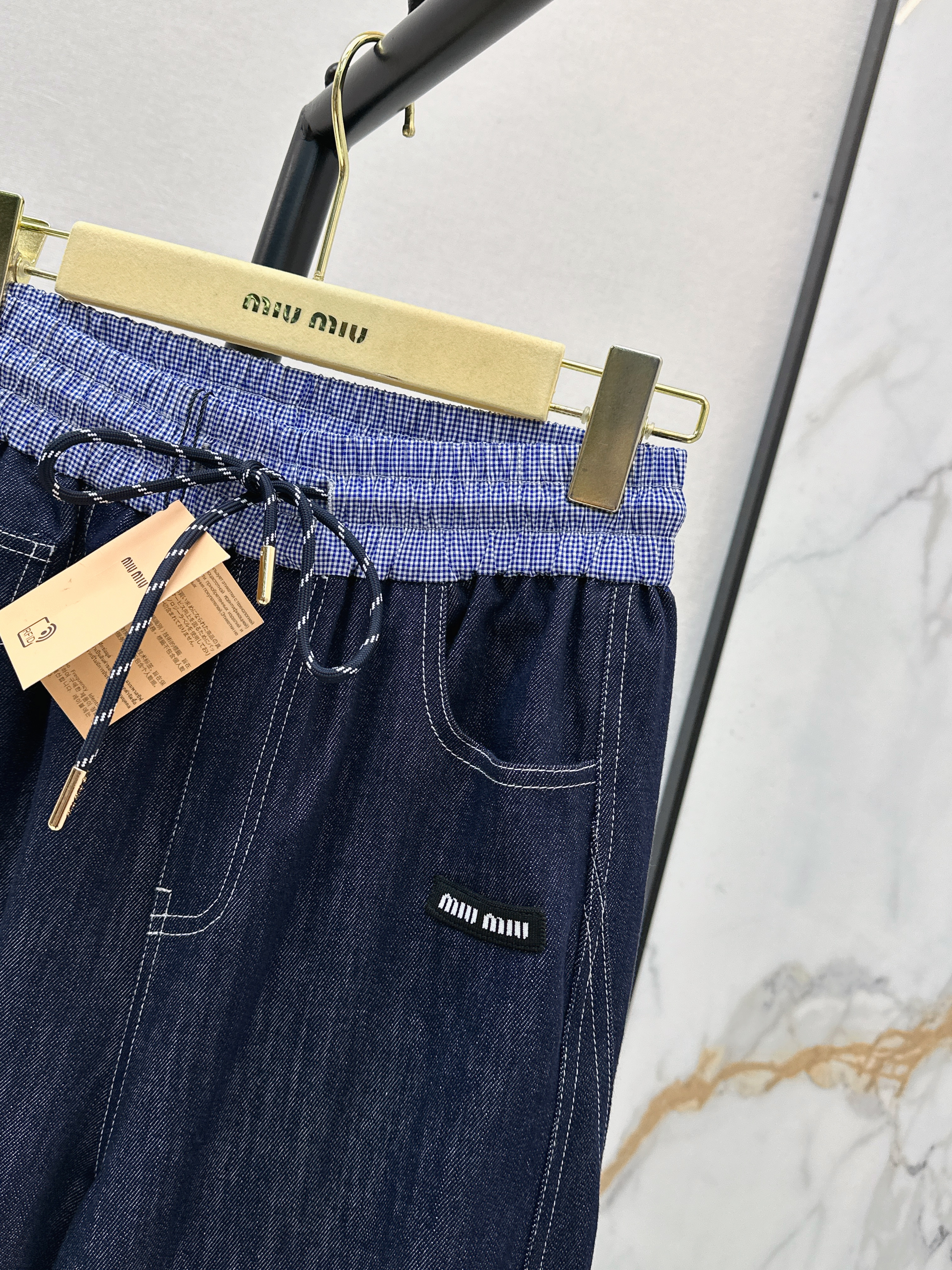 Miu 26ss denim pants