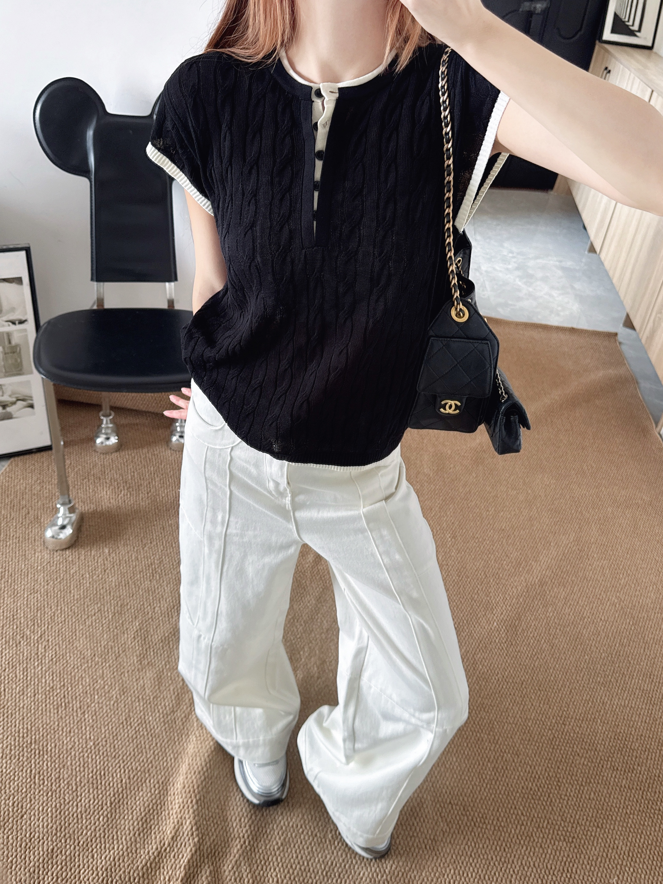 Ralp 26ss sleeveless knitwear