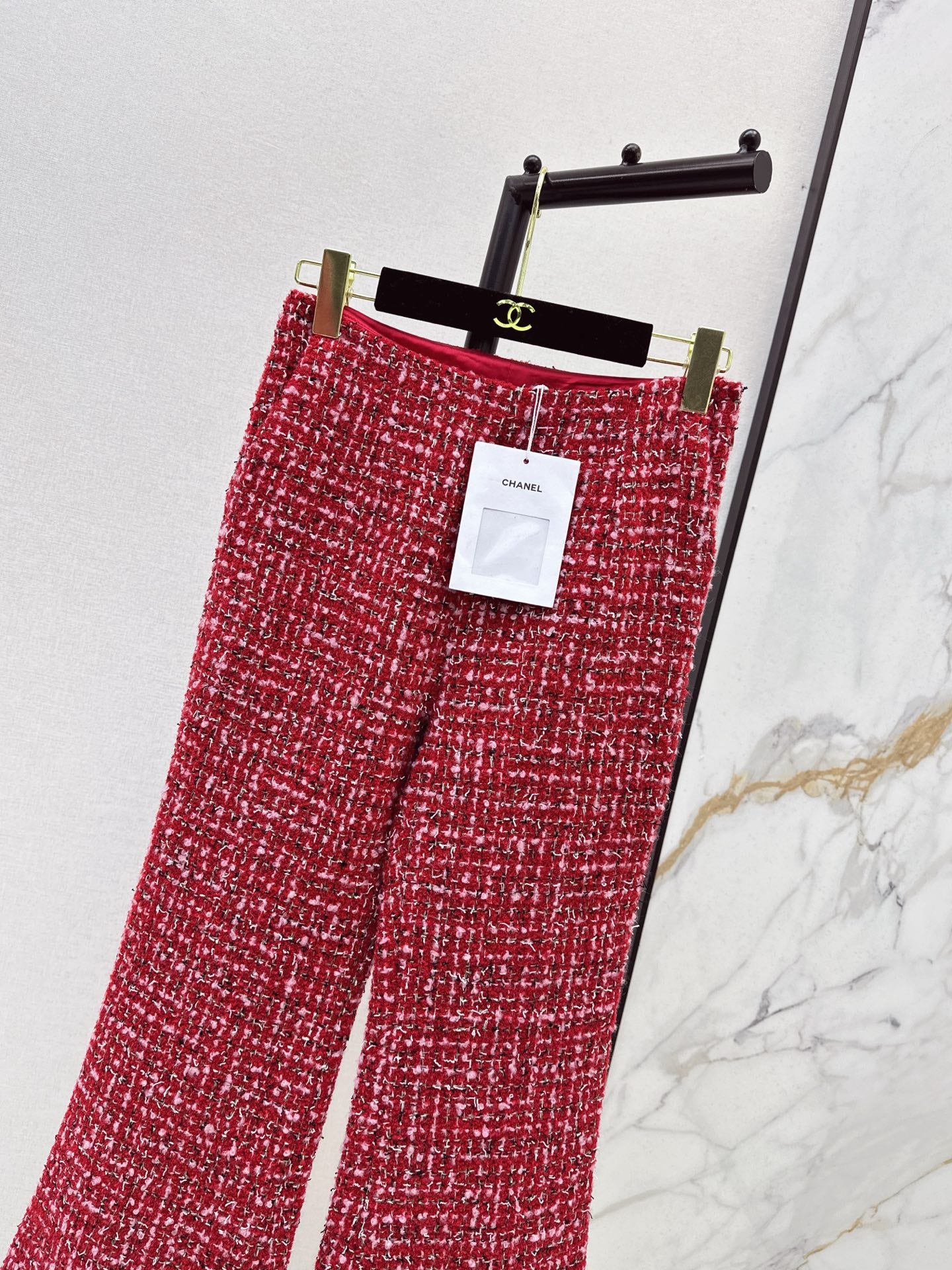 Chan 25fw tweed pants